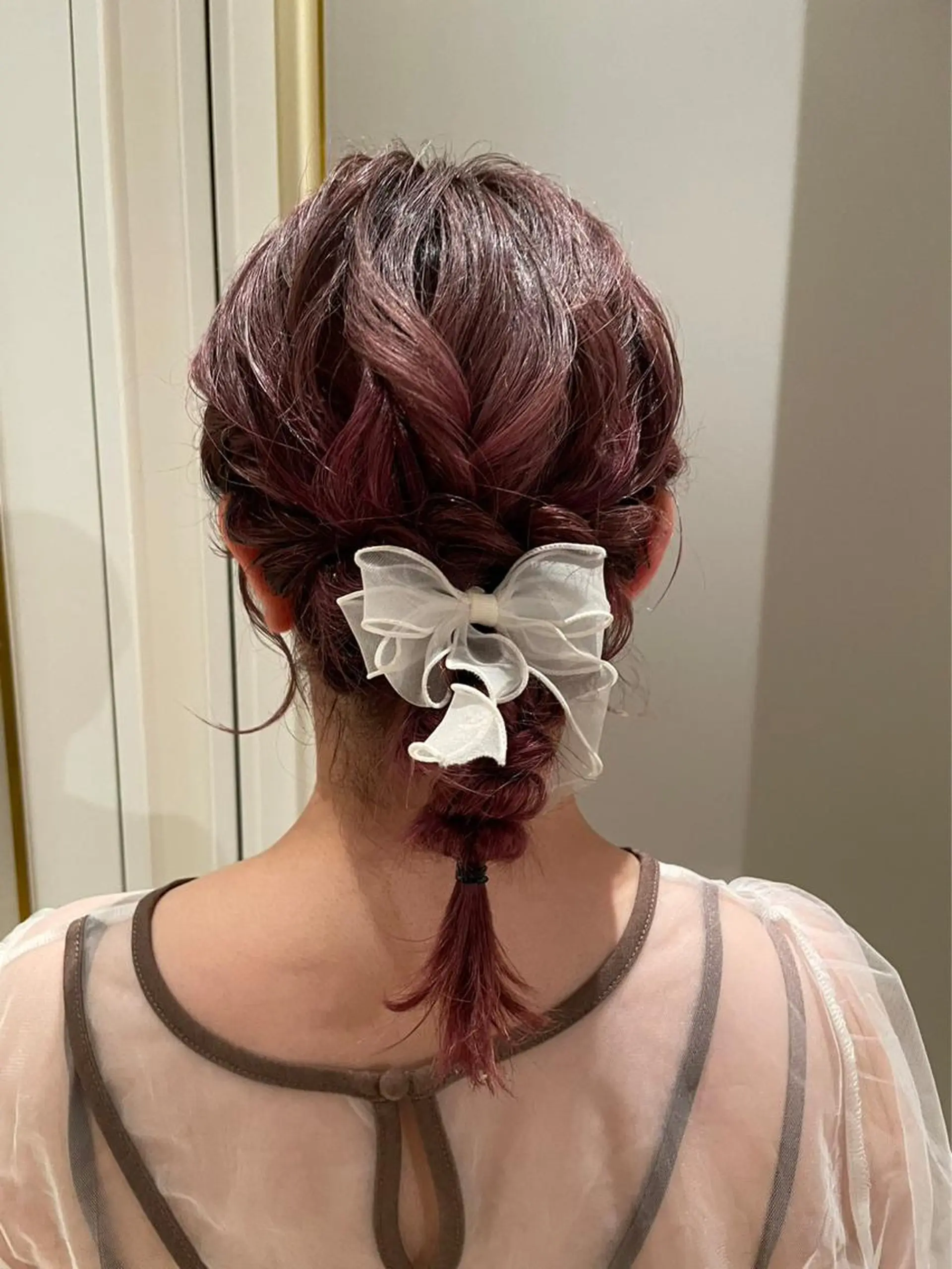 ミディアム ヘアセット ゆもとまひろ🫧 渋谷/メンズパーマのヘアスタイル
