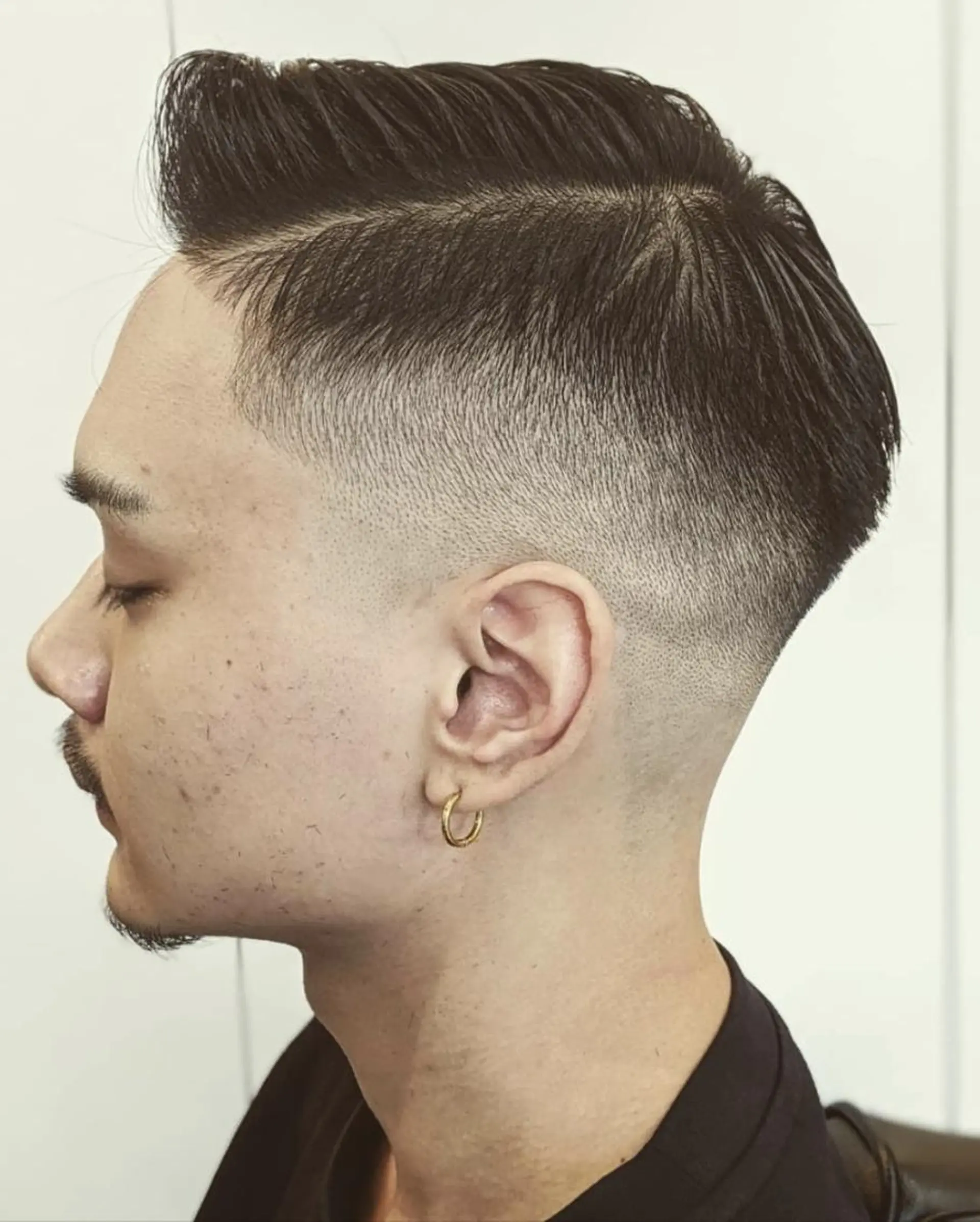 ショート メンズ フェードカット スキンフェード カット ヘアセット FRANK'SBARBER所属・💈山本  卓士💈のヘアスタイル