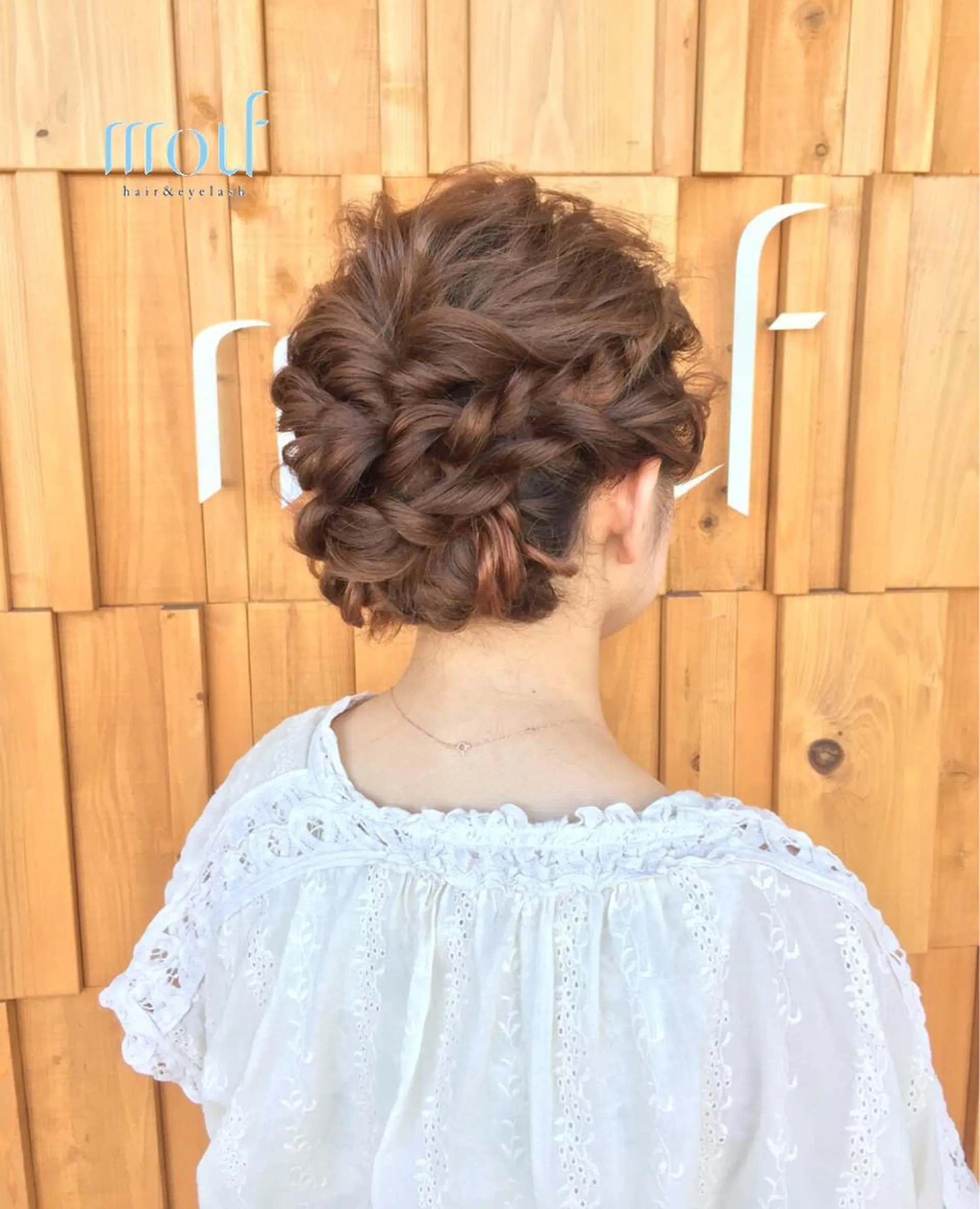 セミロング カラー ヘアアレンジ 天羽 達也のヘアスタイル