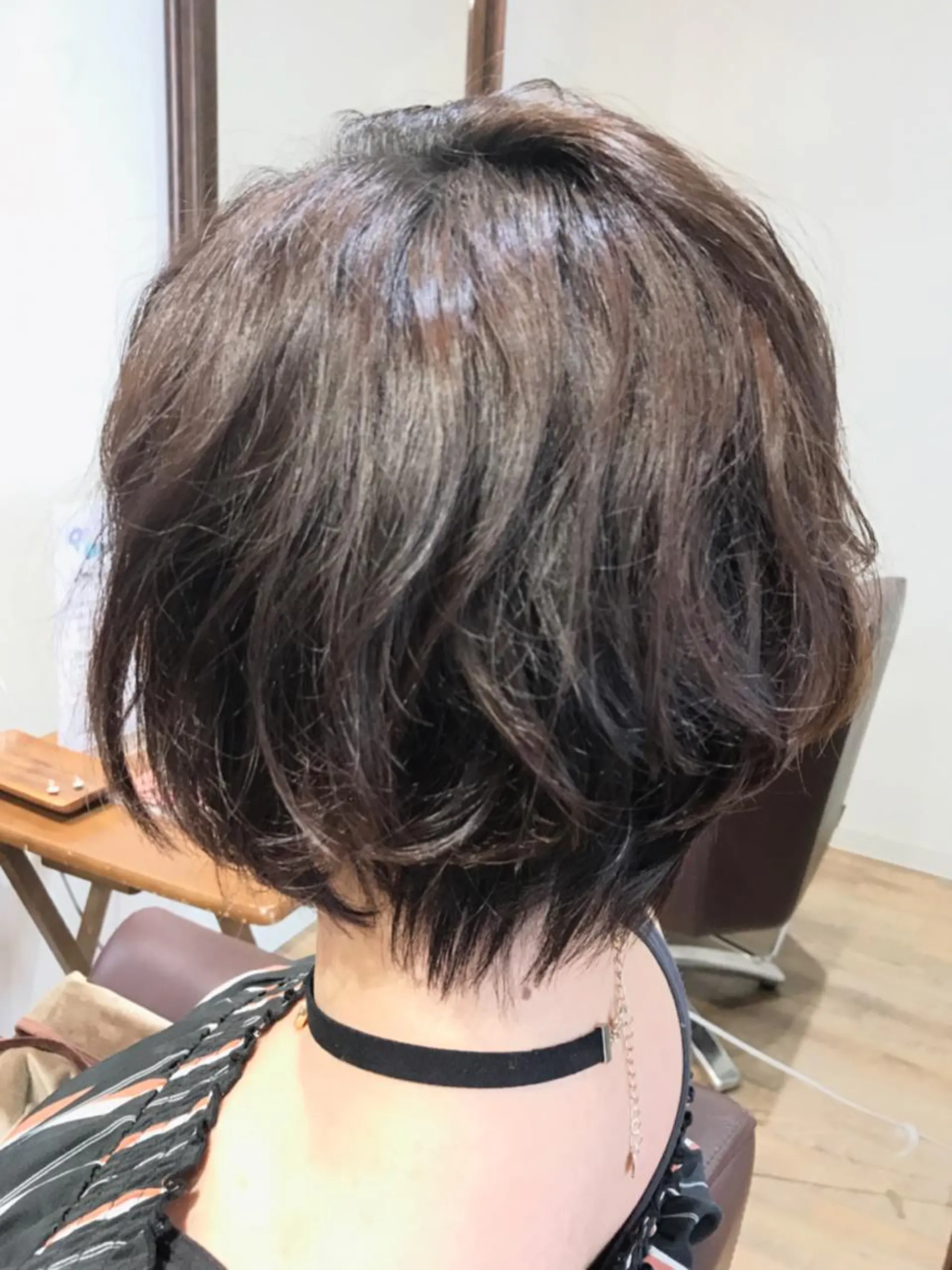 ショート パーマ ショートボブ ボブ ショートヘア ニュアンスパーマ ショート×カラー 🦊堀米早紀【荻窪】のマツエク・マツパデザイン