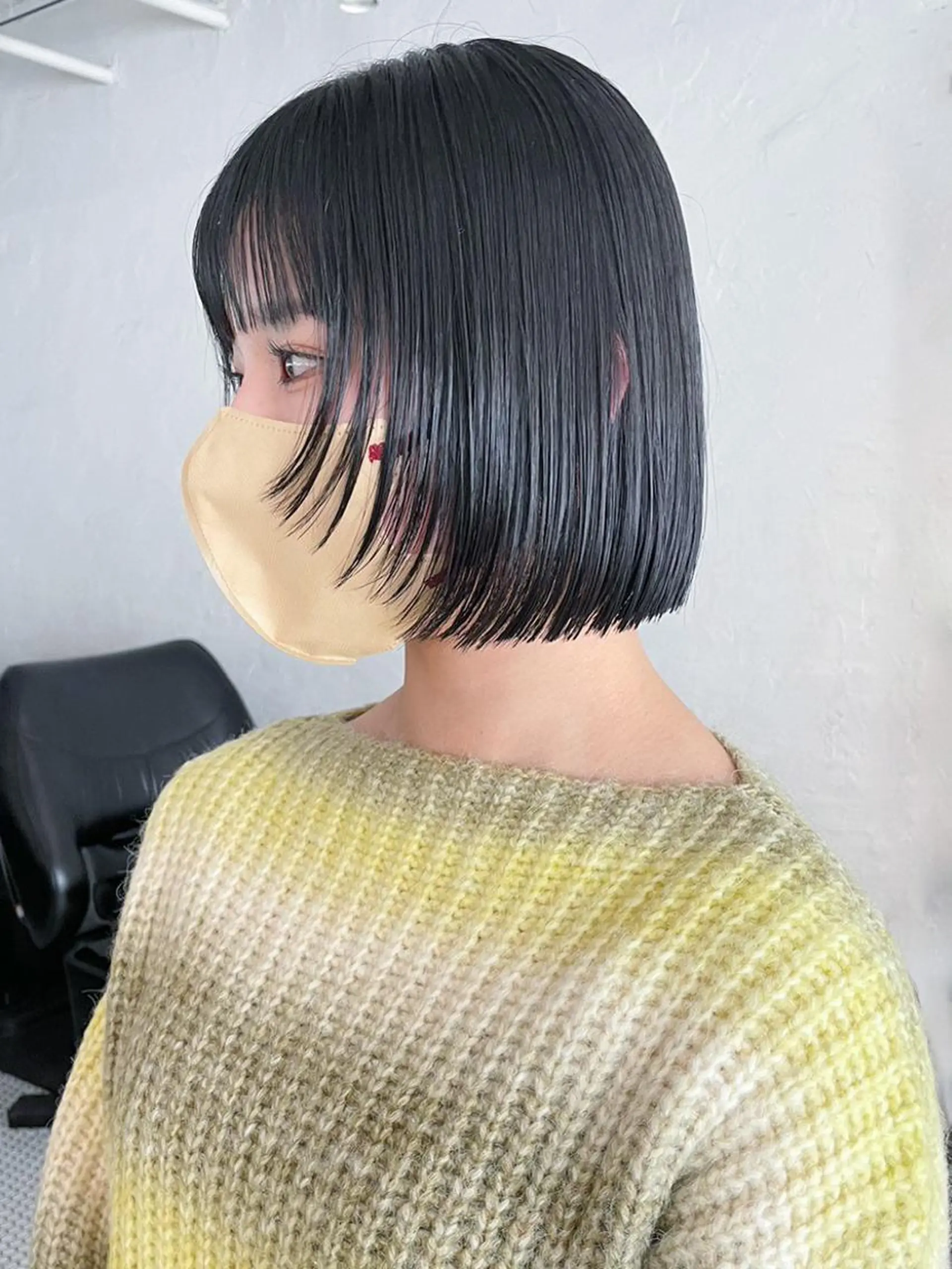 ミディアム カラー ボブレイヤー ボブ レイヤーカット カット ヘアカラー トリートメント ITbyALBUM 八王子店のヘアスタイル