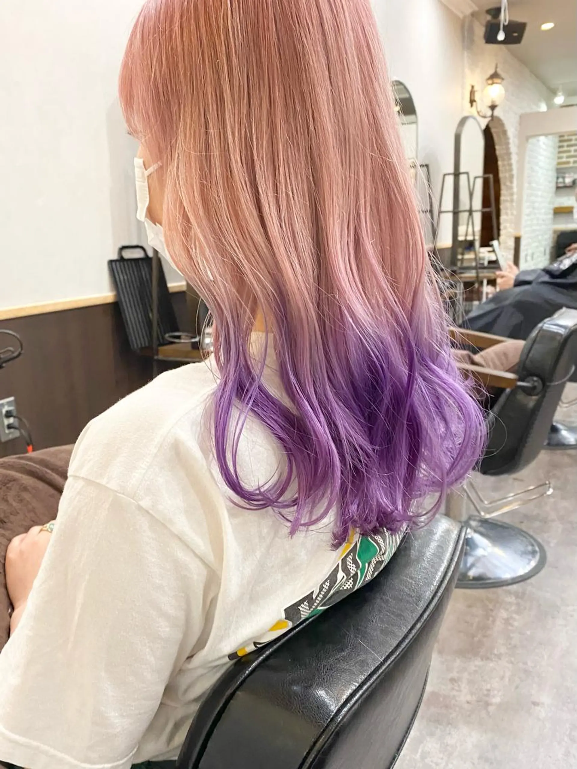 ロング パープルカラー 💖透明感カラー HAYATO💖のヘアスタイル