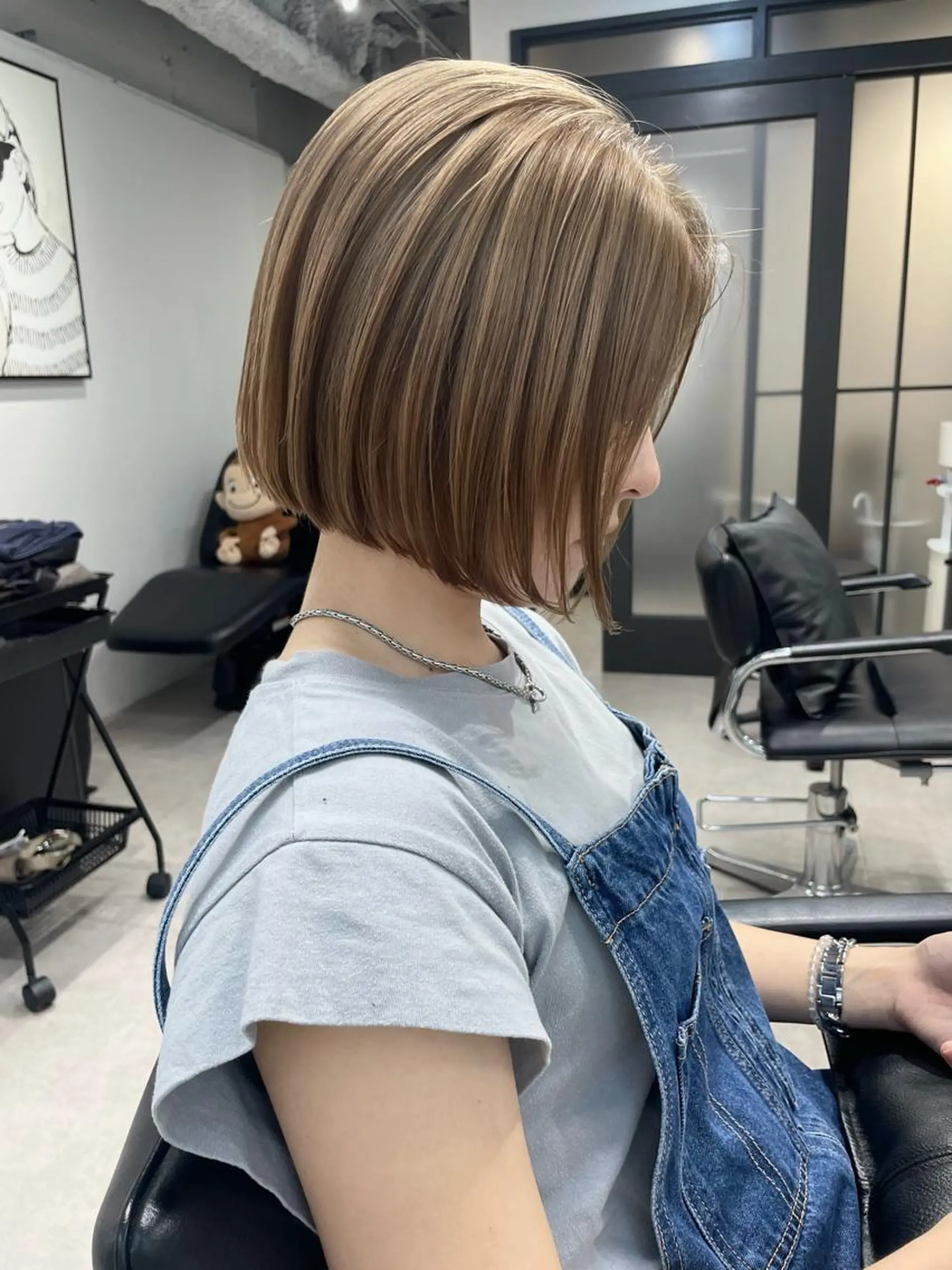 ショート カラー ヘアカラー トリートメント 髪質改善will hairdesignのヘアスタイル