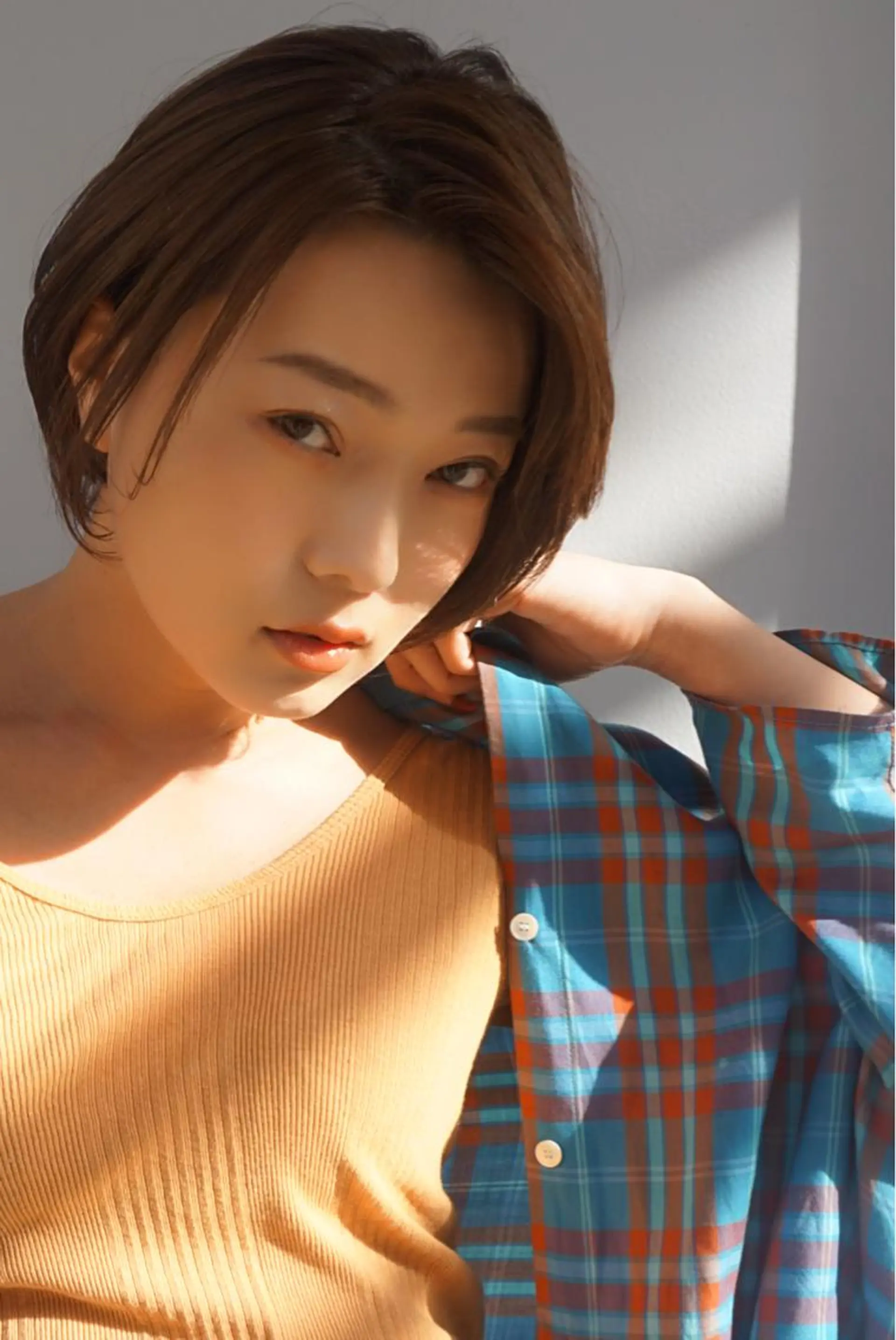 ショート カラー パーマ granew所属・美艶ボブ 石井一成のヘアスタイル