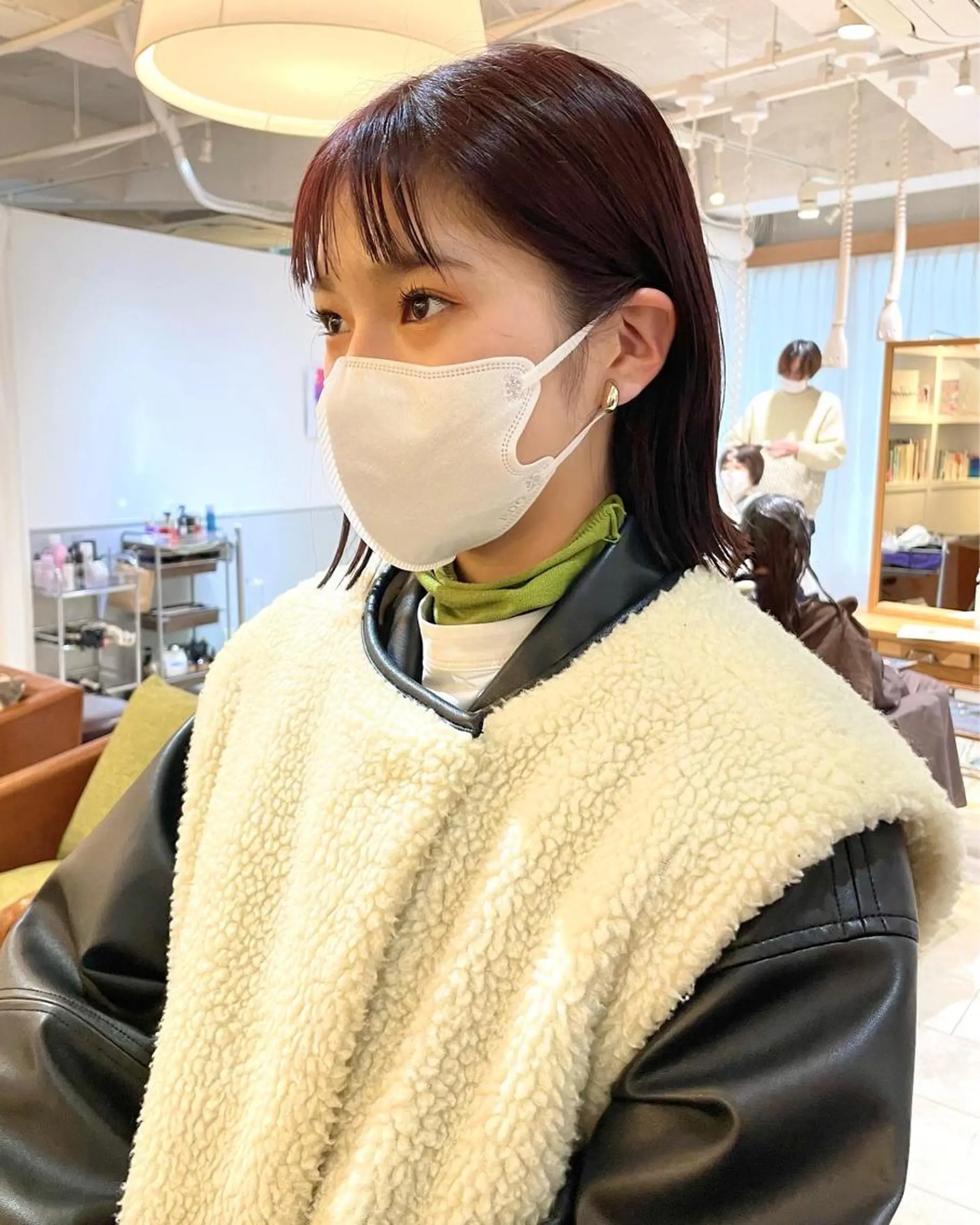 ショート カラー カット ヘアカラー トリートメント salowin梅田茶屋町north所属・くがれいじ 梅田/ショート/ボブのヘアスタイル
