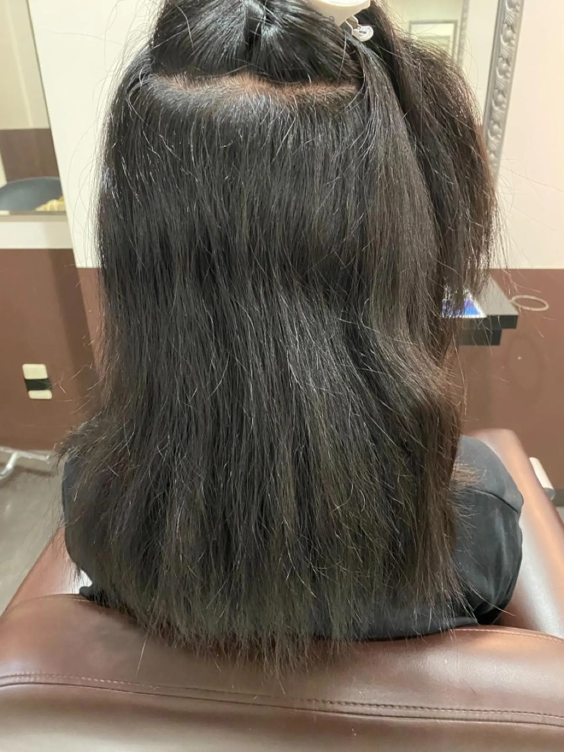 セミロング パーマ 縮毛矯正 メンズ縮毛矯正 /メンズパーマ美容師のヘアスタイル