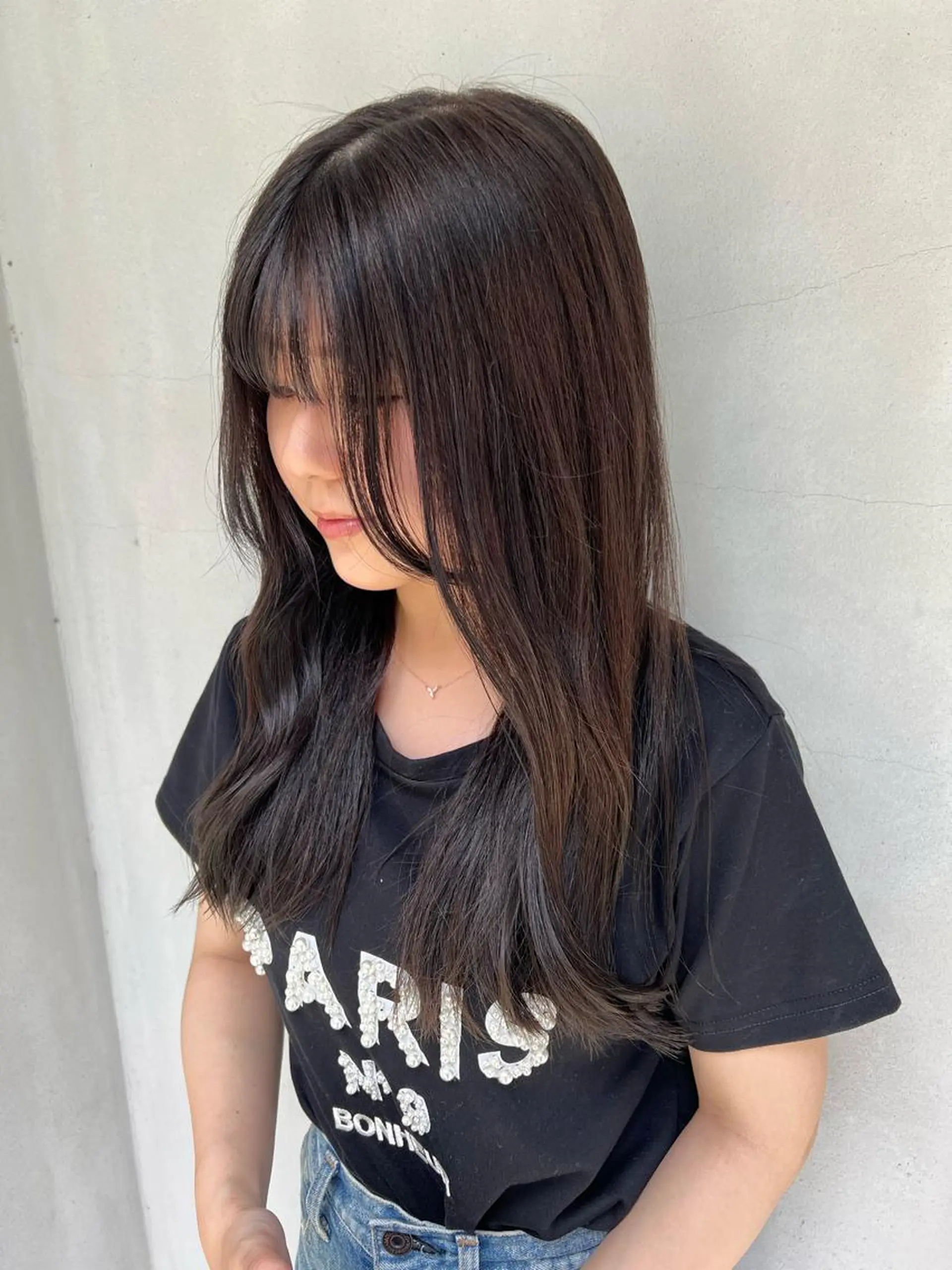 ロング カット パーマ トリートメント ENIF　大島 芽生のヘアスタイル