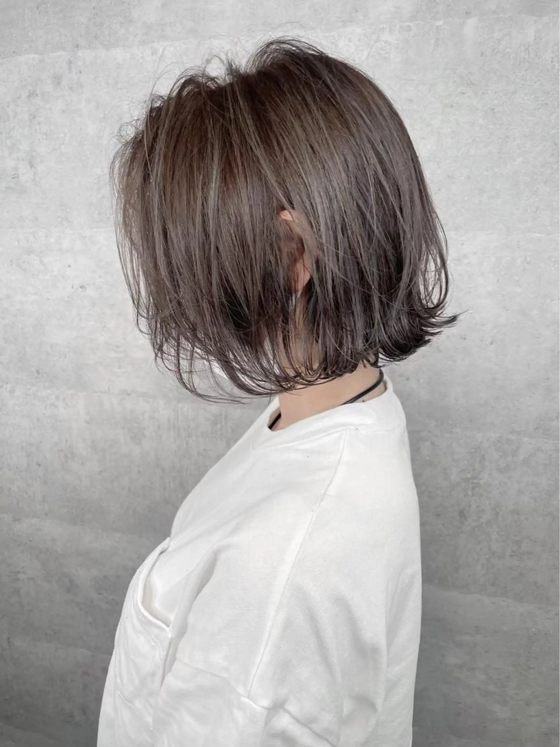 ショート カラー カット ヘアカラー _WHITE /藤田唯生のヘアスタイル