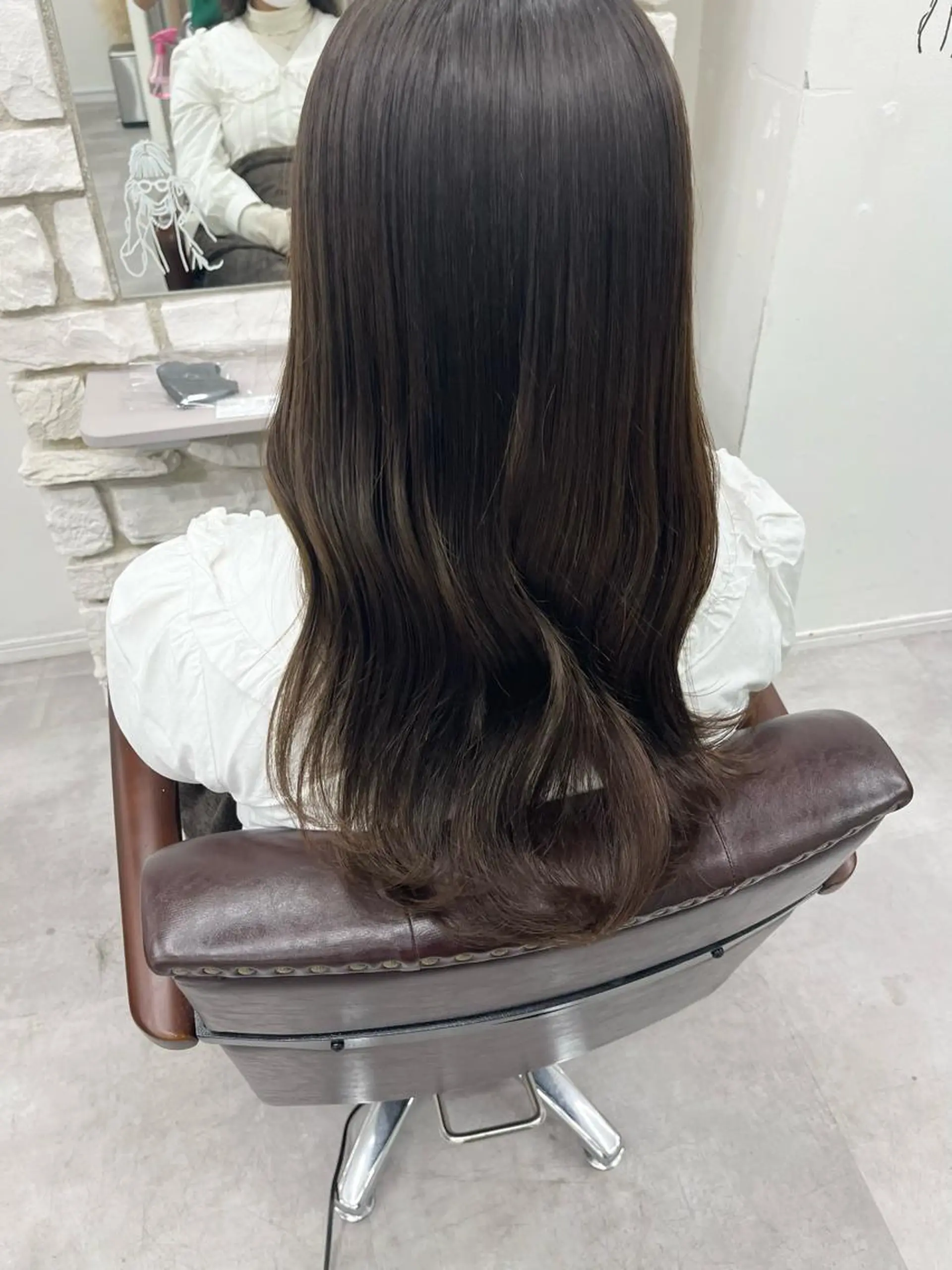 カラー グレージュ カット ヘアカラー トリートメント 天王寺髪質改善なら よしみさん✨のヘアスタイル