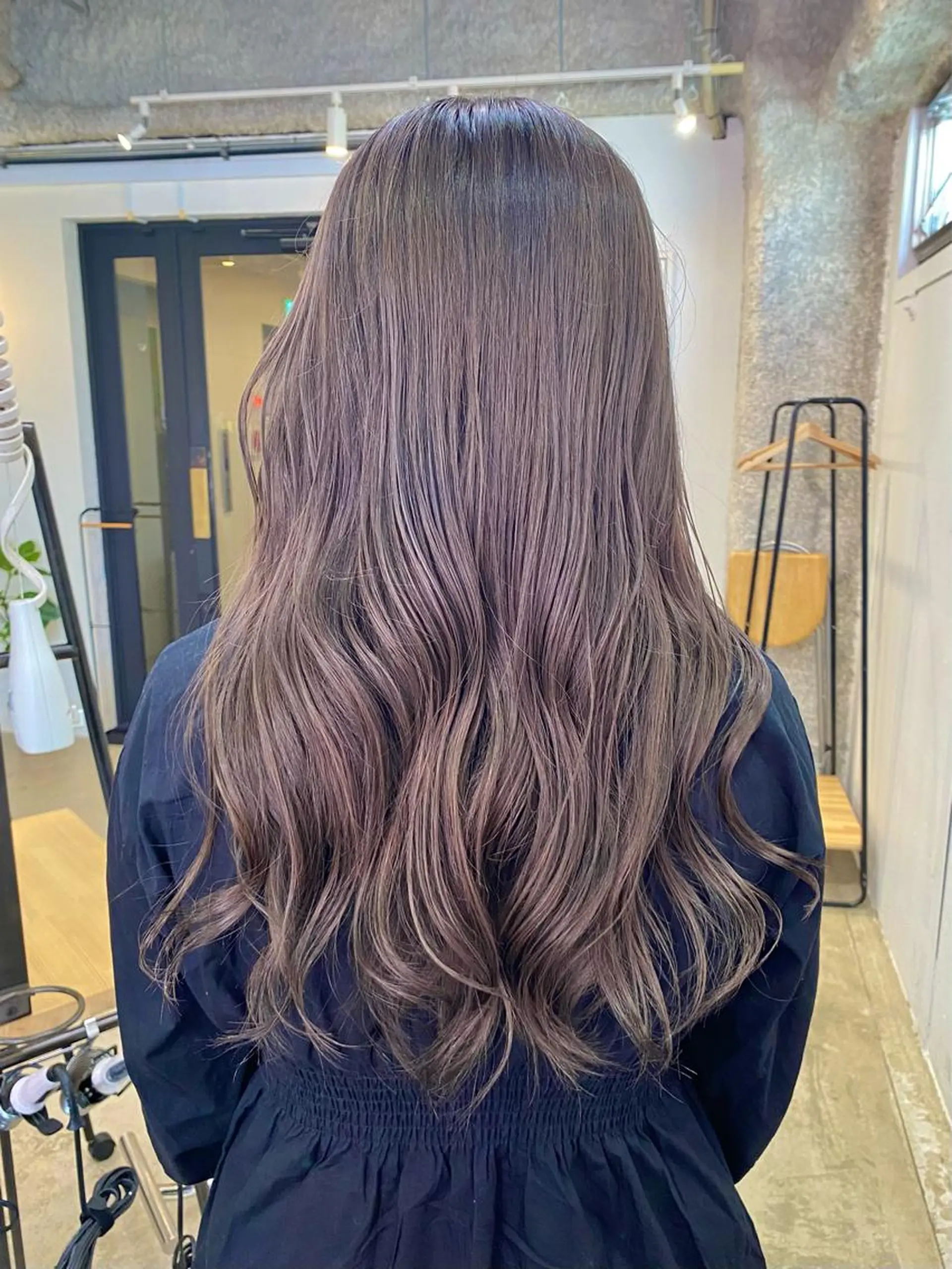 ロング カラー ラベンダーカラー ヘアカラー 暖色カラー/天神/ ヘイマサクラのヘアスタイル