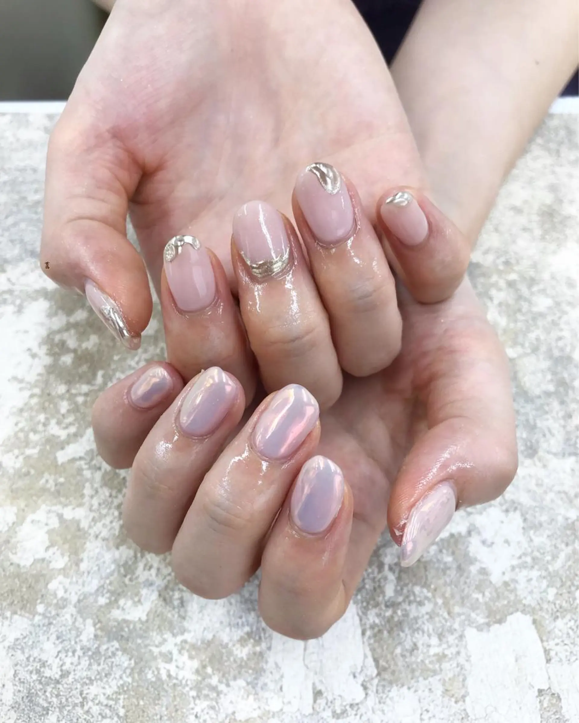 ネイル ハンドネイル ハンドケア Basic本厚木店 Mahiroᙏ̤̫͚のネイルデザイン