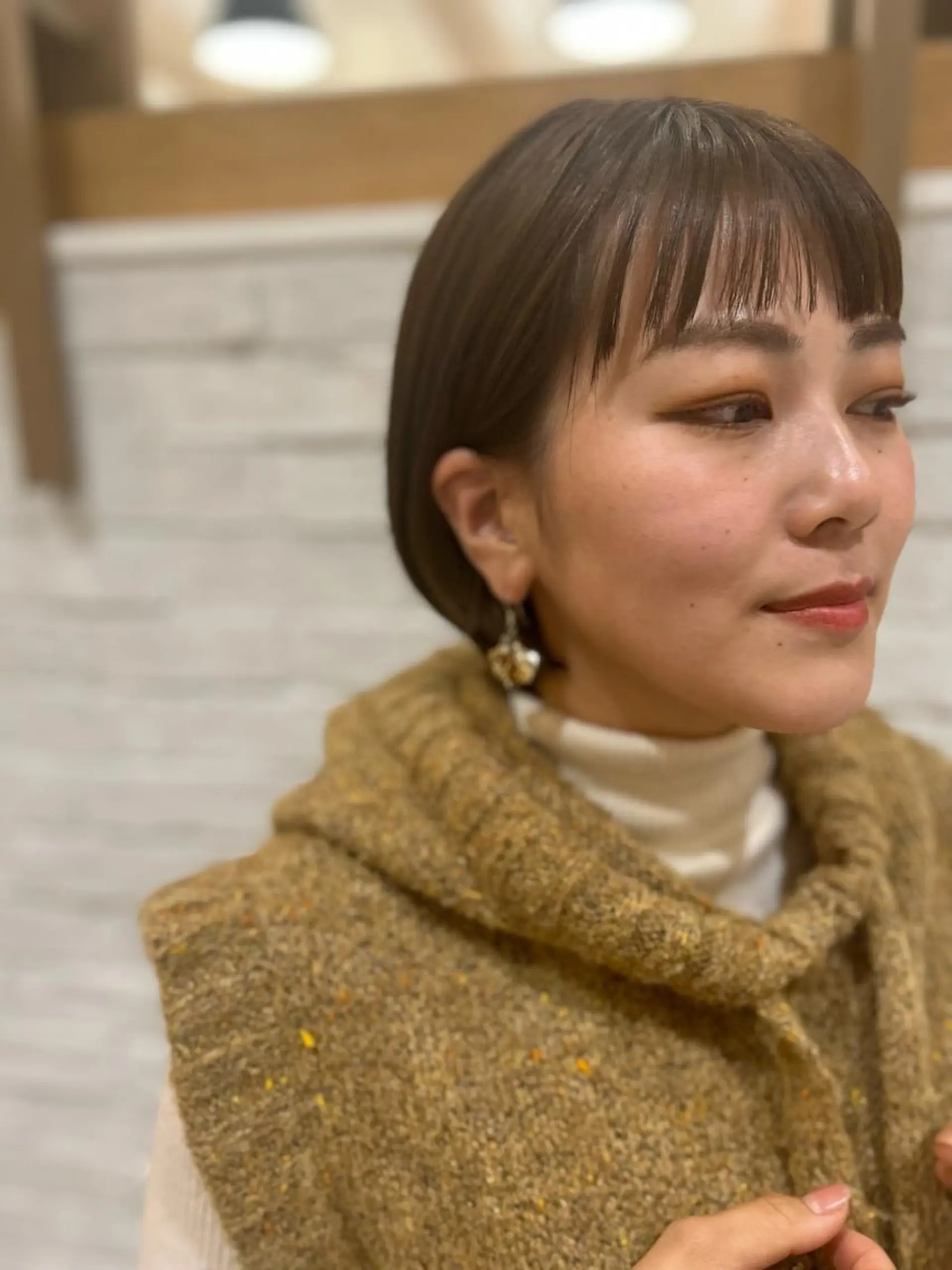 ショート ショートボブ ボブ ショートヘア 伊藤 麻菜実のヘアスタイル