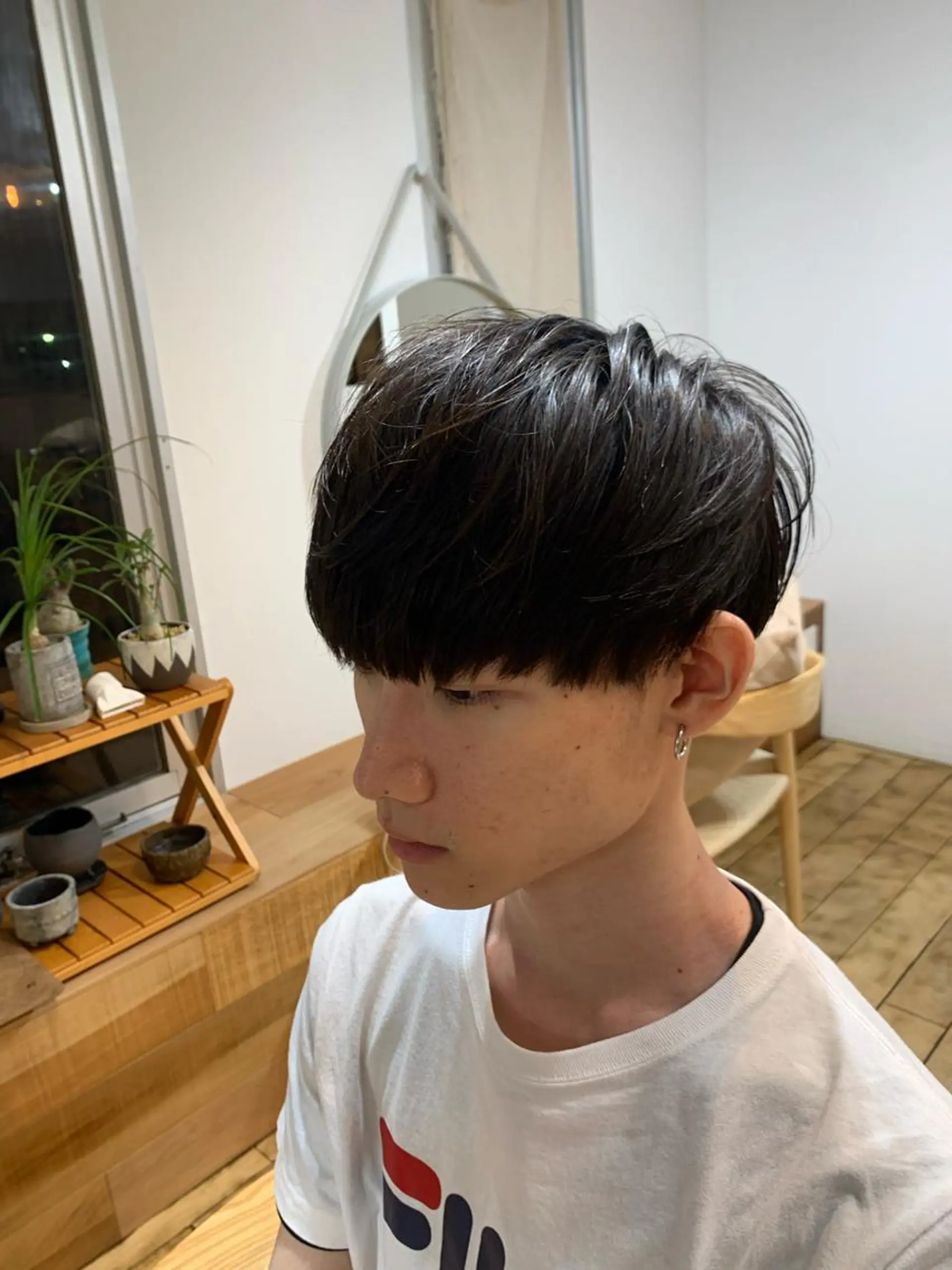 ショート メンズ メンズ韓国風 韓国マッシュ マッシュ 韓国風ヘア カット ヘアセット メンズStylist 山根慧のヘアスタイル