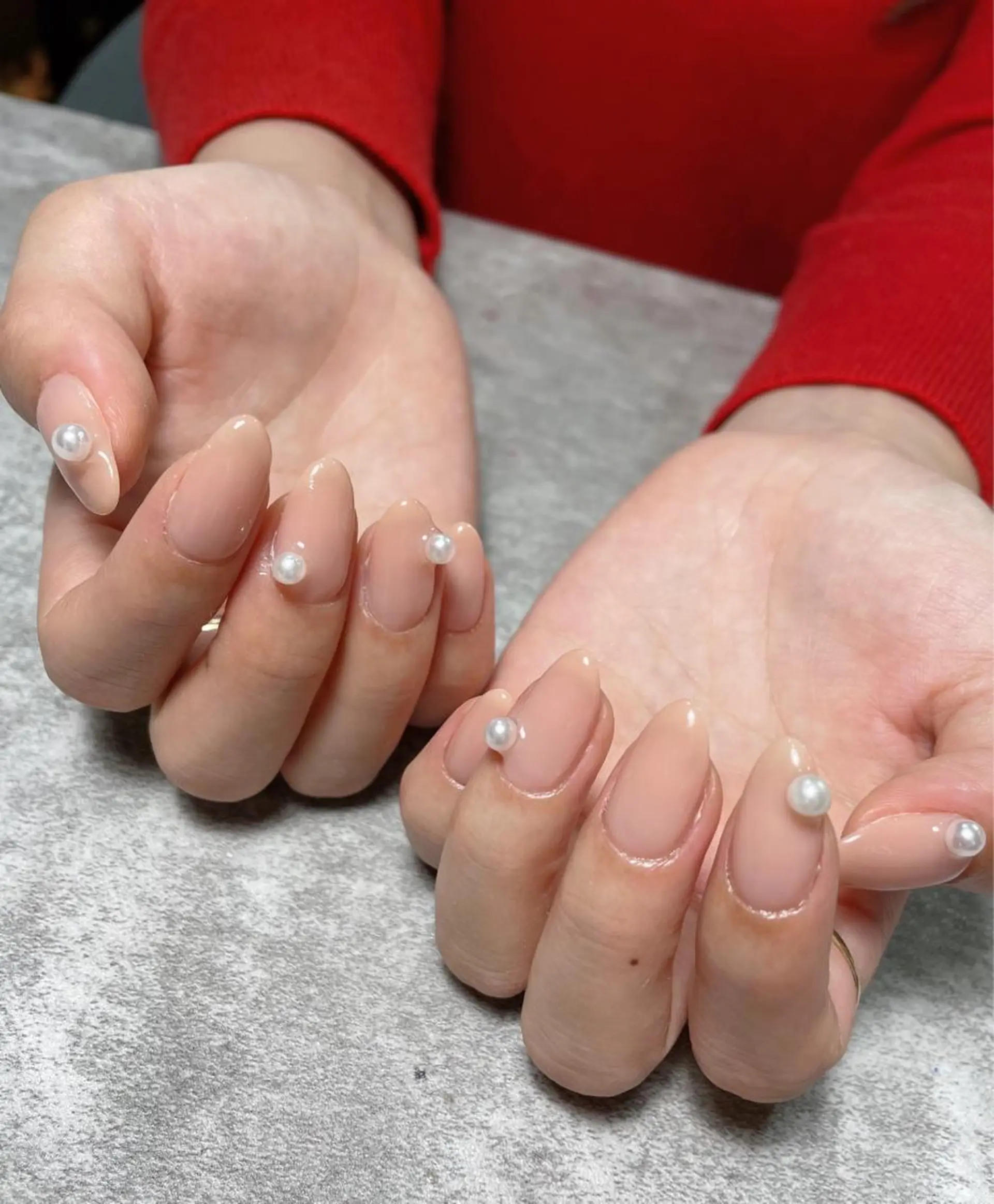 ネイル オフィスネイル シンプルネイル 春ネイル ハンドネイル ma riのネイルデザイン