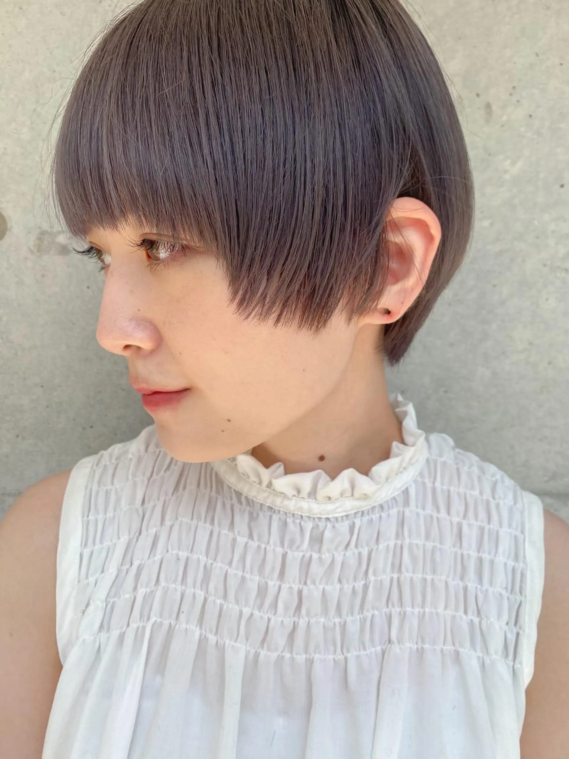 ショート ヘアカラー nessヤマサキ リュウタのヘアスタイル