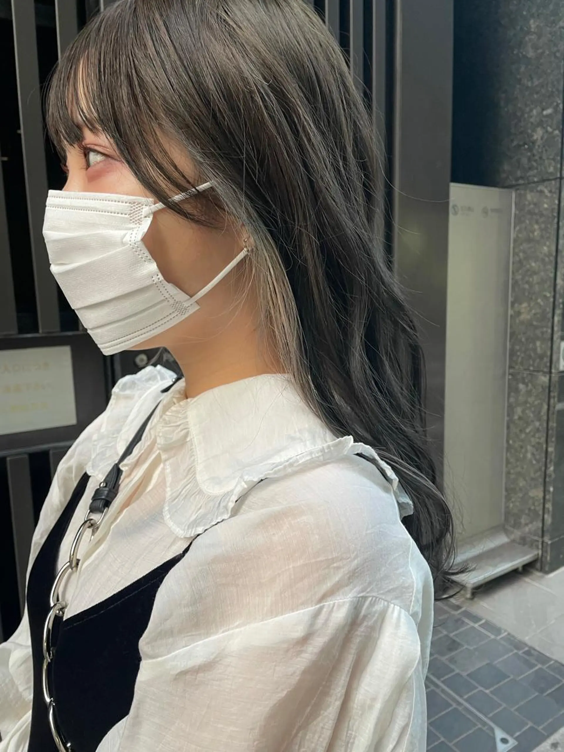 ロング カット ヘアカラー トリートメント ヘッドスパ 小林 伯熙のヘアスタイル