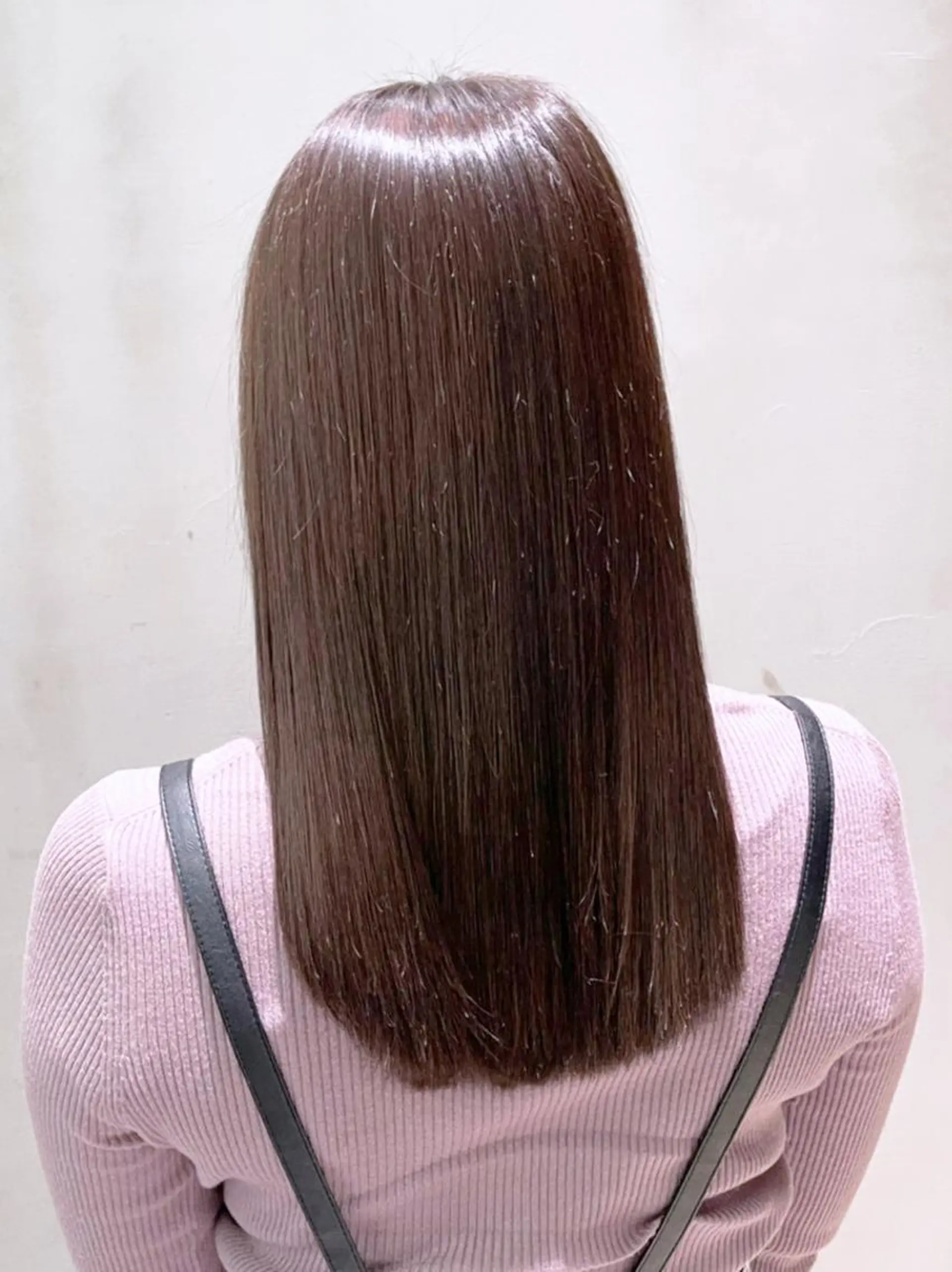 ミディアム カラー パーマ ヘアアレンジ ブラウンカラー ラベンダーカラー ラベンダーブラウン ITbyALBUM 八王子店のヘアスタイル