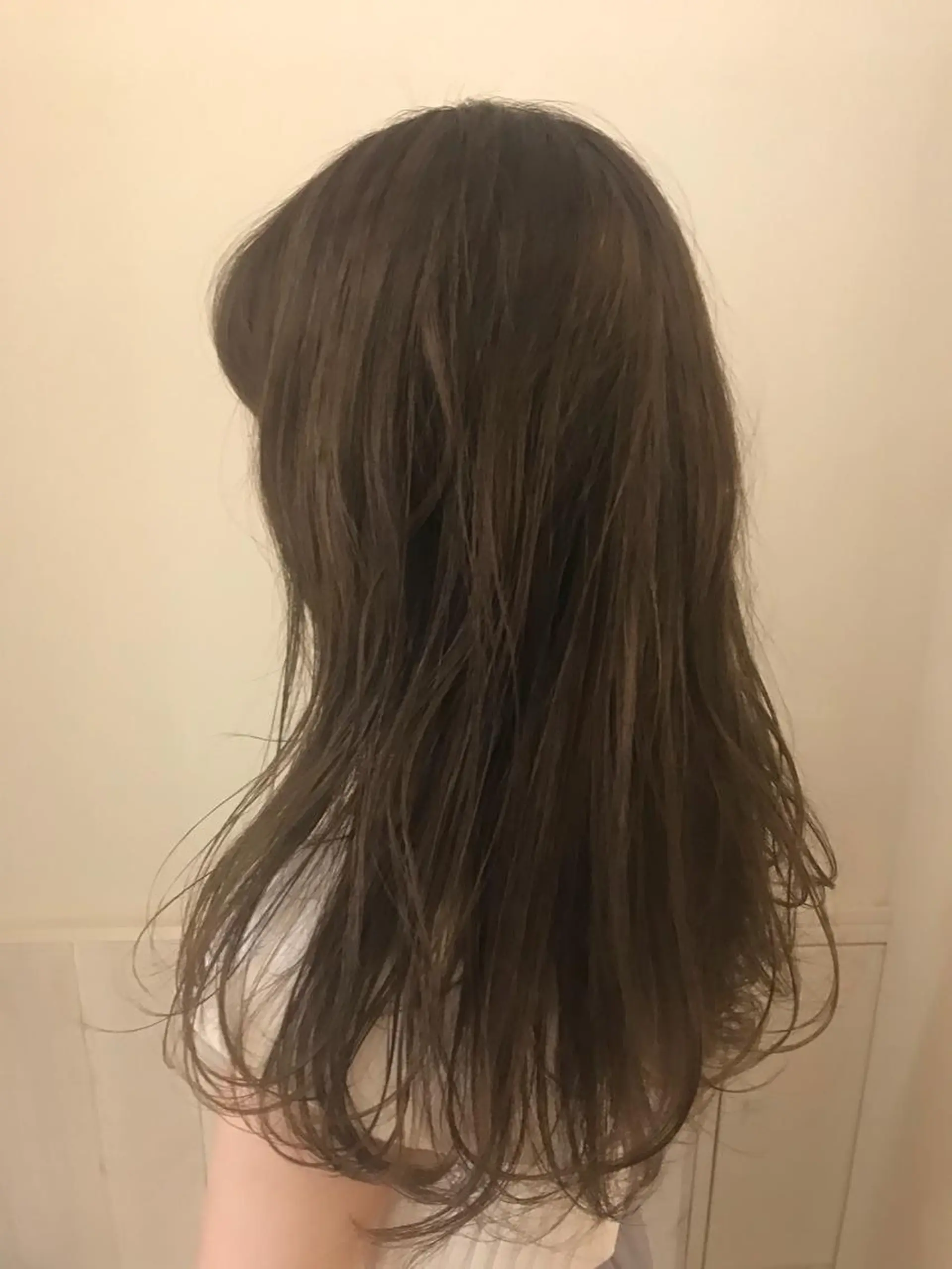 ロング カラー ブリーチ 透明感カラー グレージュ カット ヘアカラー トリートメント 清水　ちひろ ✄トップスタイリストのヘアスタイル