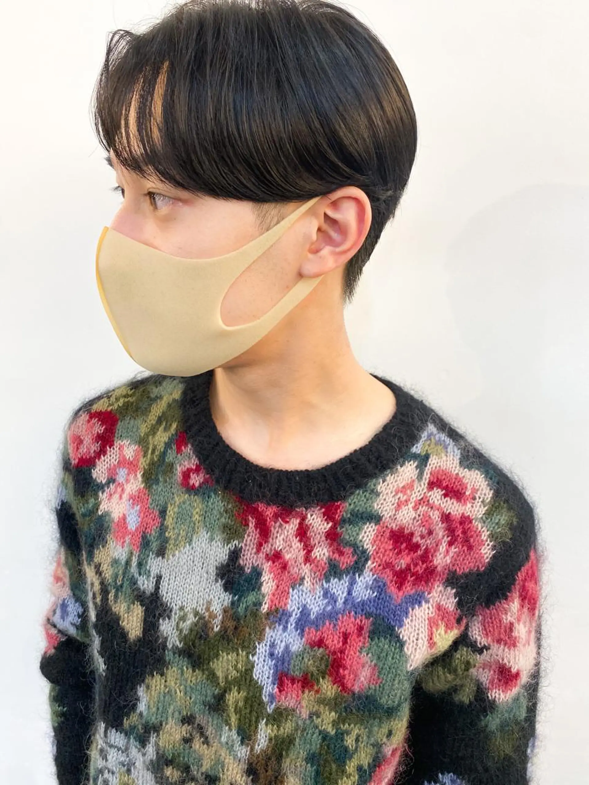 ショート メンズ センターパート 刈り上げ デザインカラー/ 火ノ見🪡のヘアスタイル