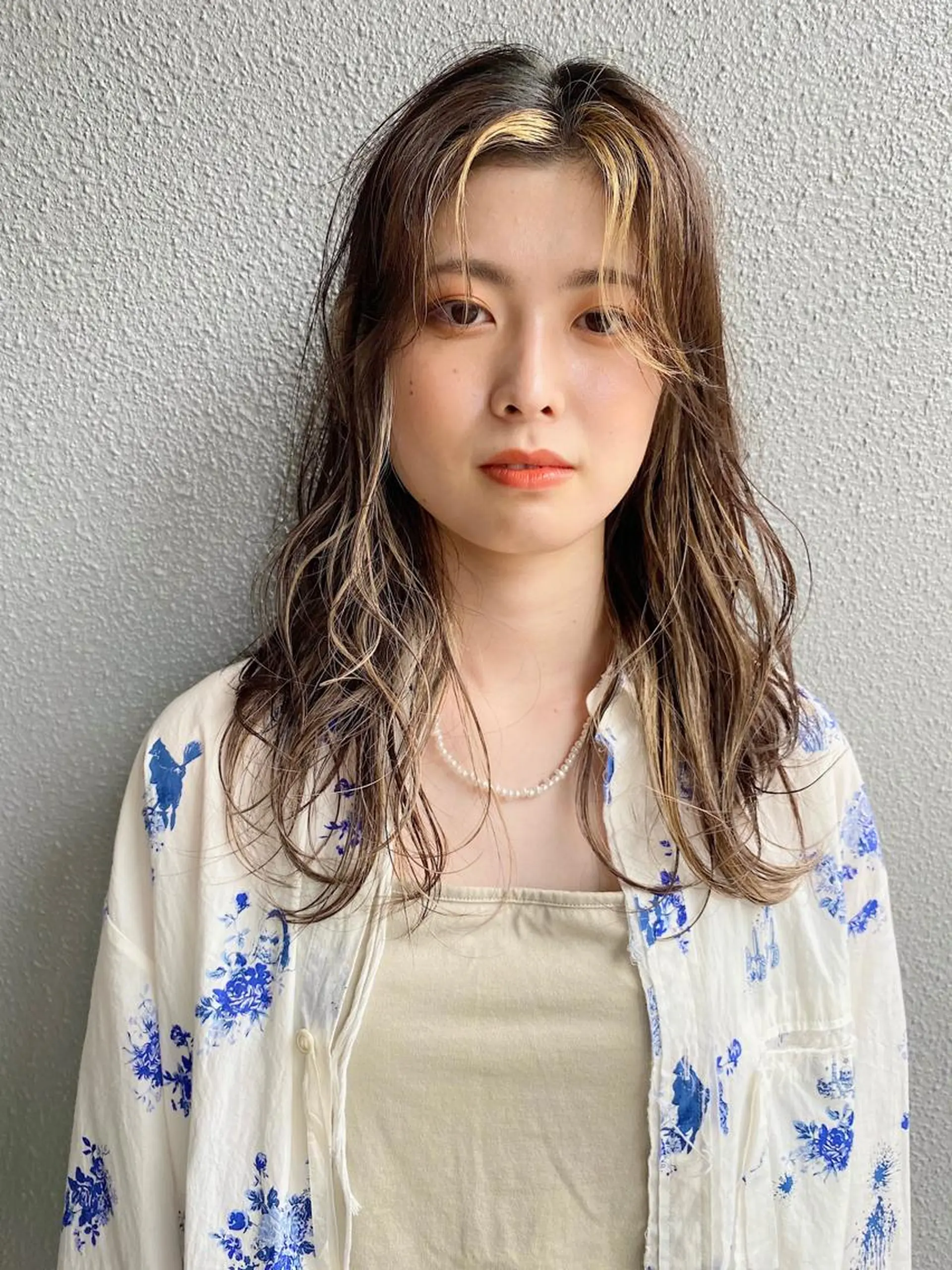 ロング ミストバング カット ヘアカラー momoka /ショート/ボブのヘアスタイル