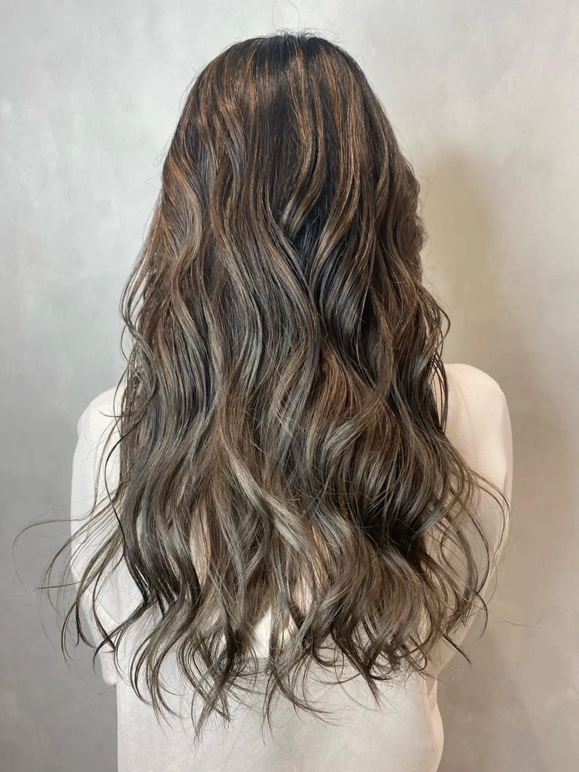ロング カラー ヘアアレンジ カット ヘアカラー 渡辺　亮/ ハイライト/髪質改善のヘアスタイル