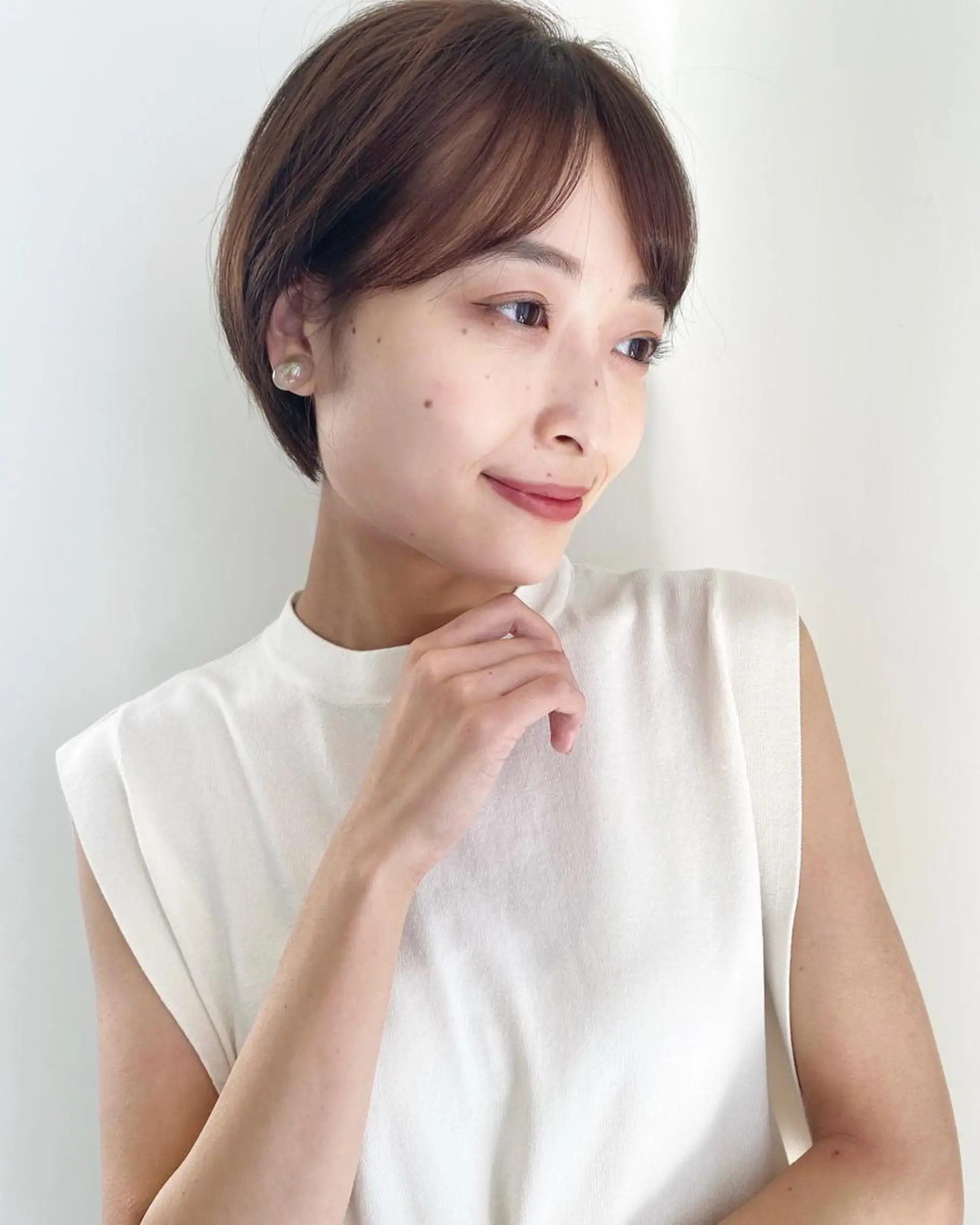 ショート カラー カット トリートメント 自由が丘最多の口コミ 美容師✨生板🌿のヘアスタイル