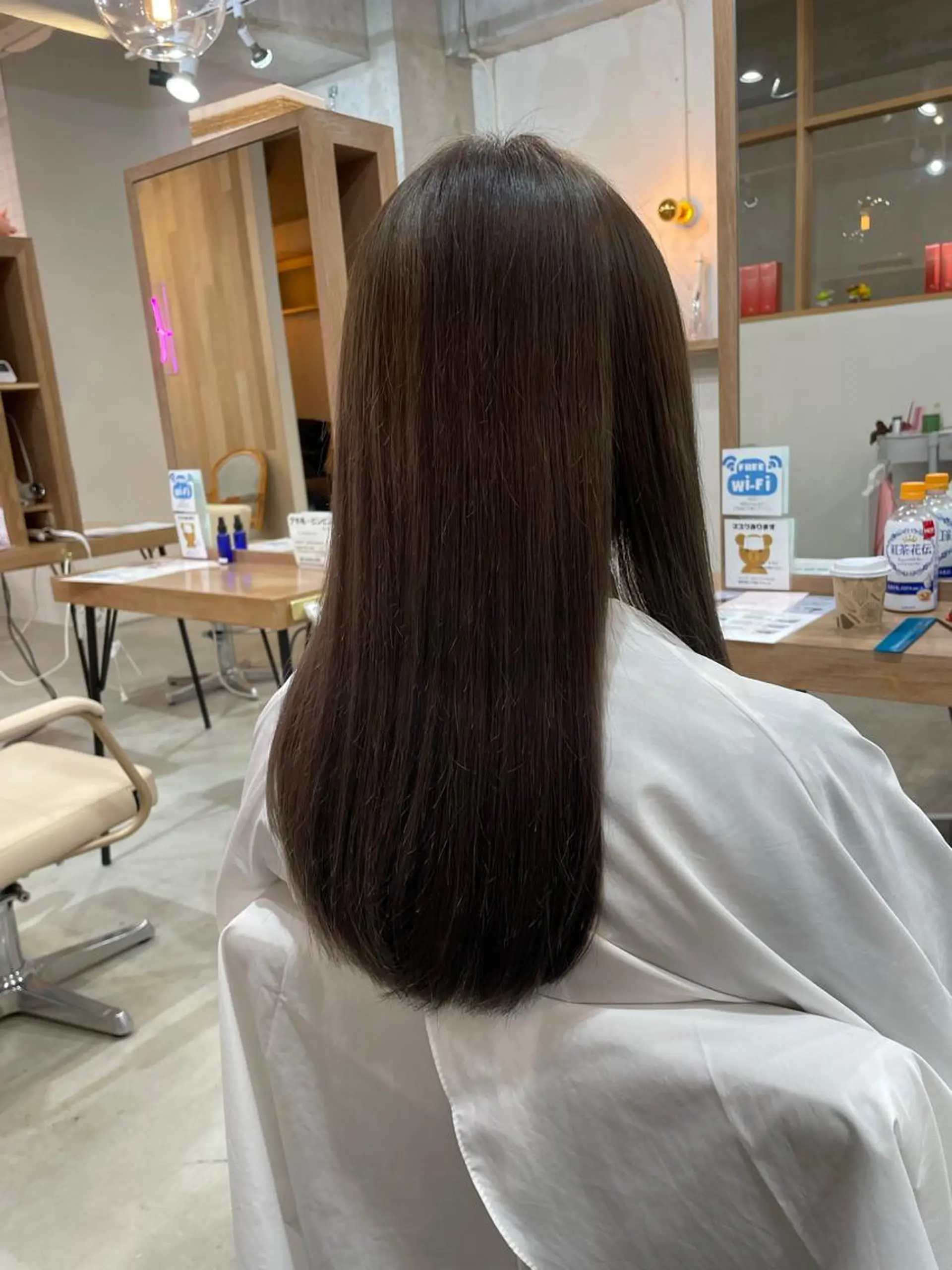 ロング カラー 新宿ケアブリーチ 稲垣颯太のヘアスタイル