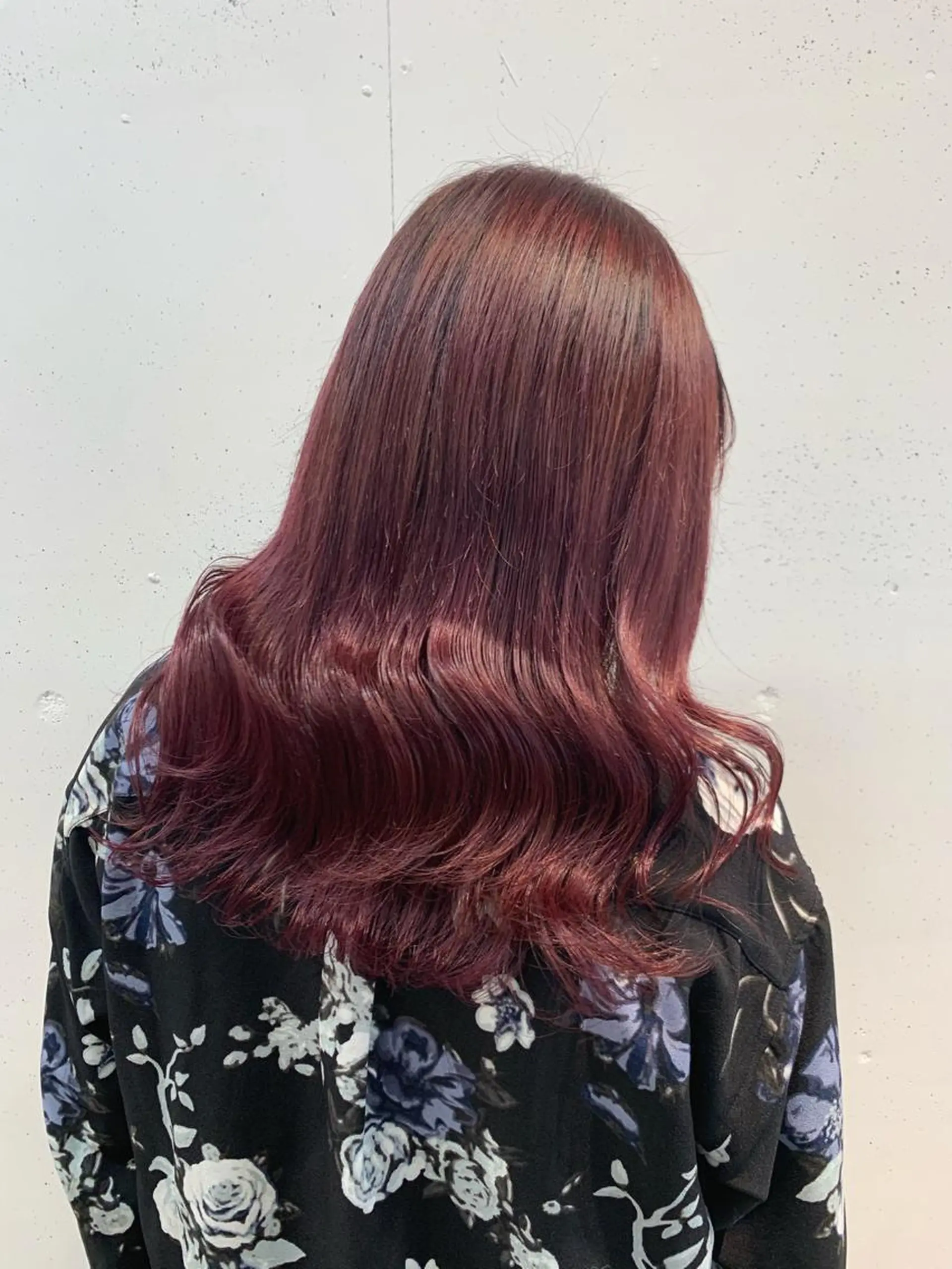 ロング カラー ヘアアレンジ ピンクカラー DEAN栄店所属・DEAN マツオカマコのヘアスタイル