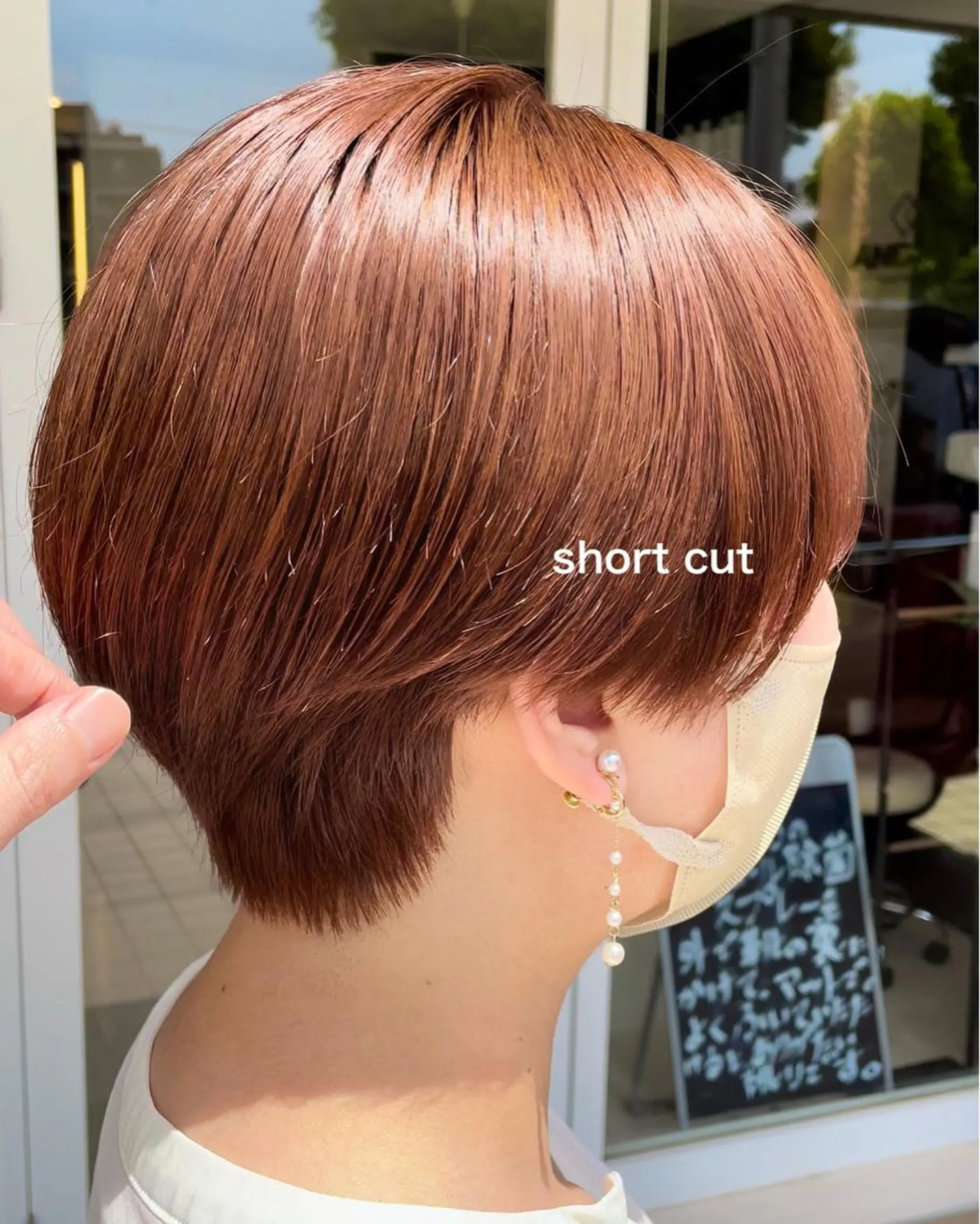 ショート ショートヘア カット ヘアカラー トリートメント 武田 清久のヘアスタイル