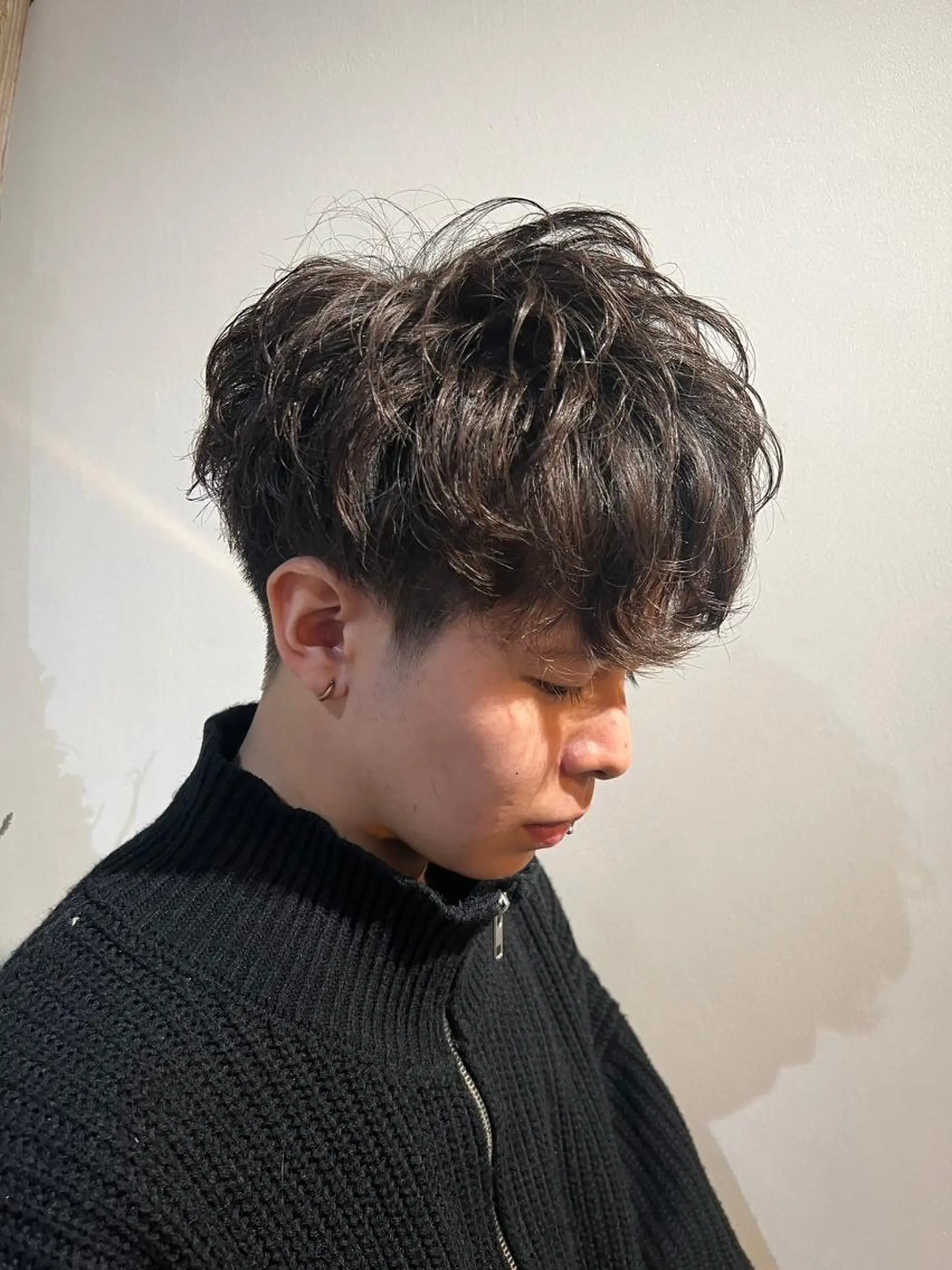 カラー メンズ パーマ フェードカット メンズパーマ ツーブロック 髪質改善 ✨メンズカット海老名 No.1/上田琉翔✨のヘアスタイル