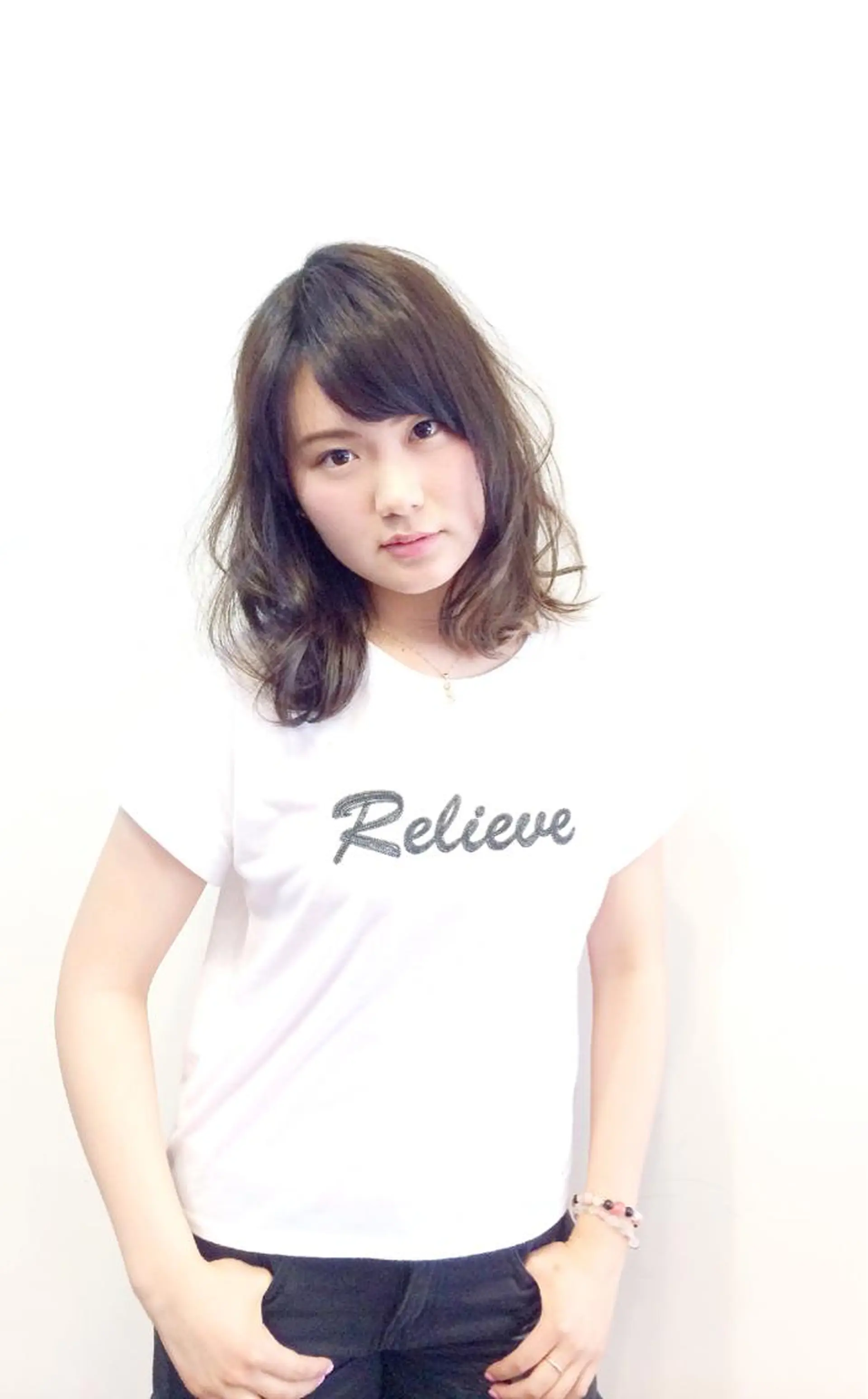 ミディアム セミロング 横井伴典　矢場町 メンズパーマ/カットのヘアスタイル