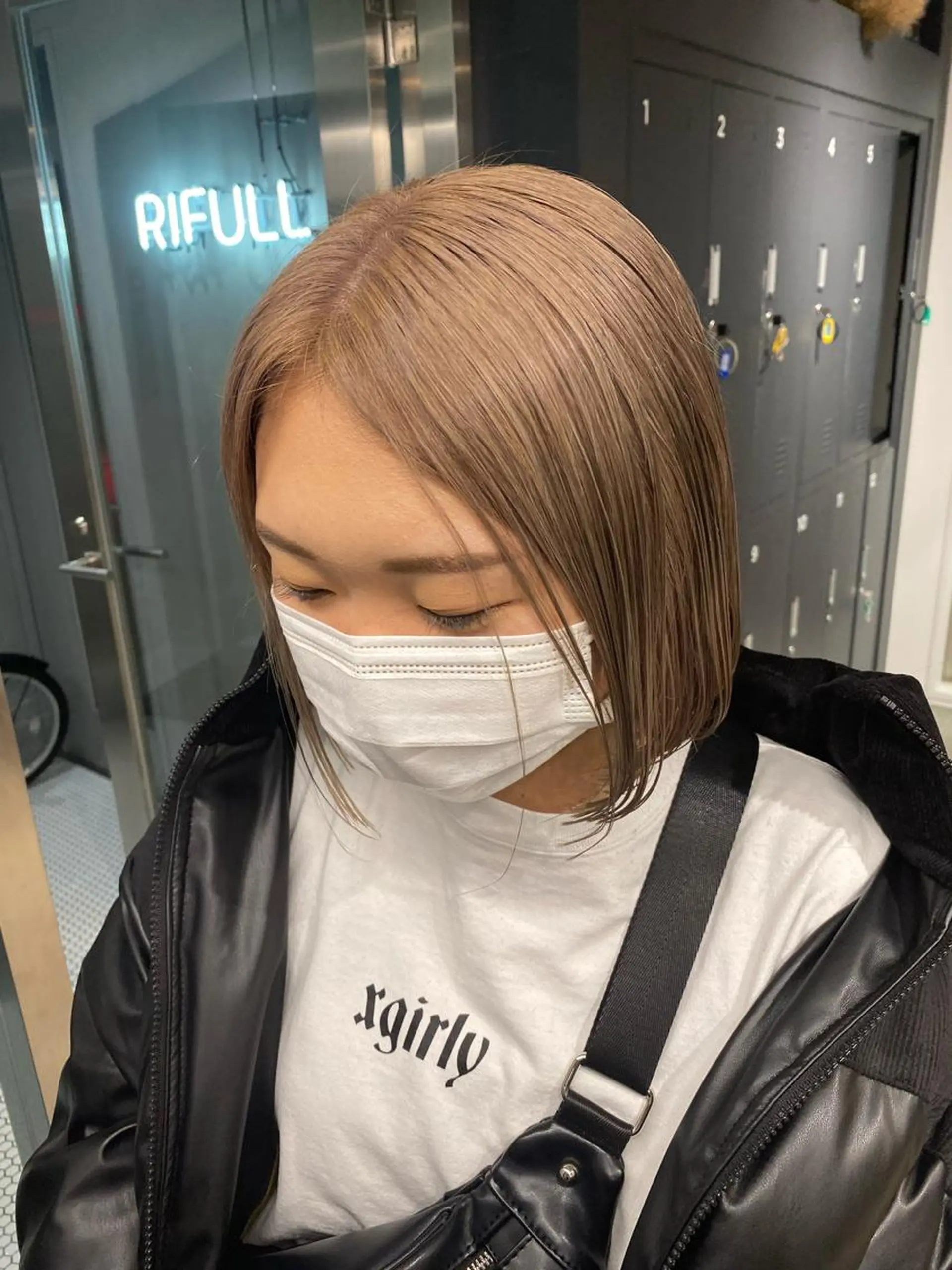 ミディアム カラー ヘアカラー トリートメント nishido ハイライト/メンズのヘアスタイル