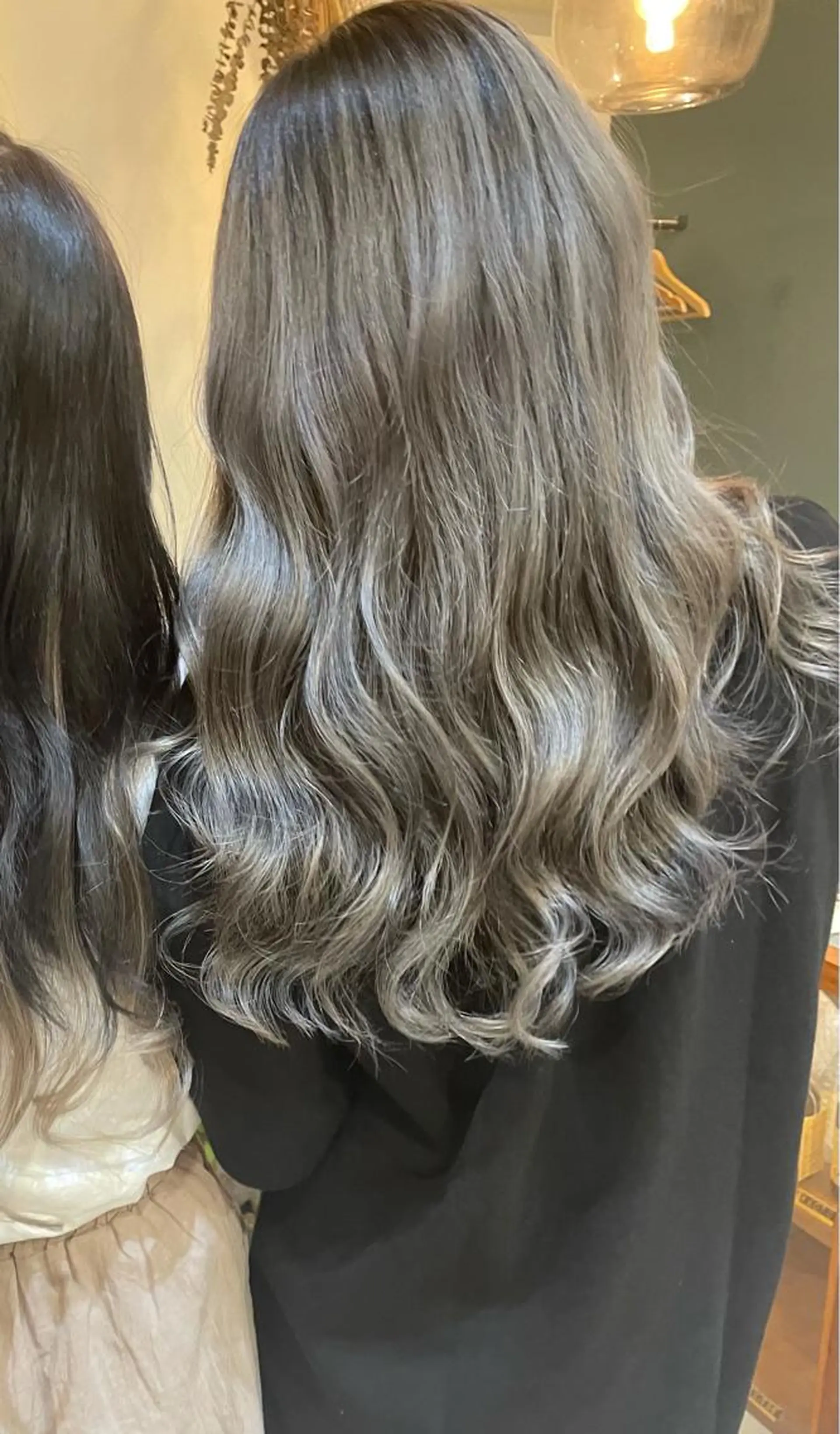 ロング カラー シルバー カット ヘアカラー トリートメント 中目黒🌼 🌼ハナのヘアスタイル