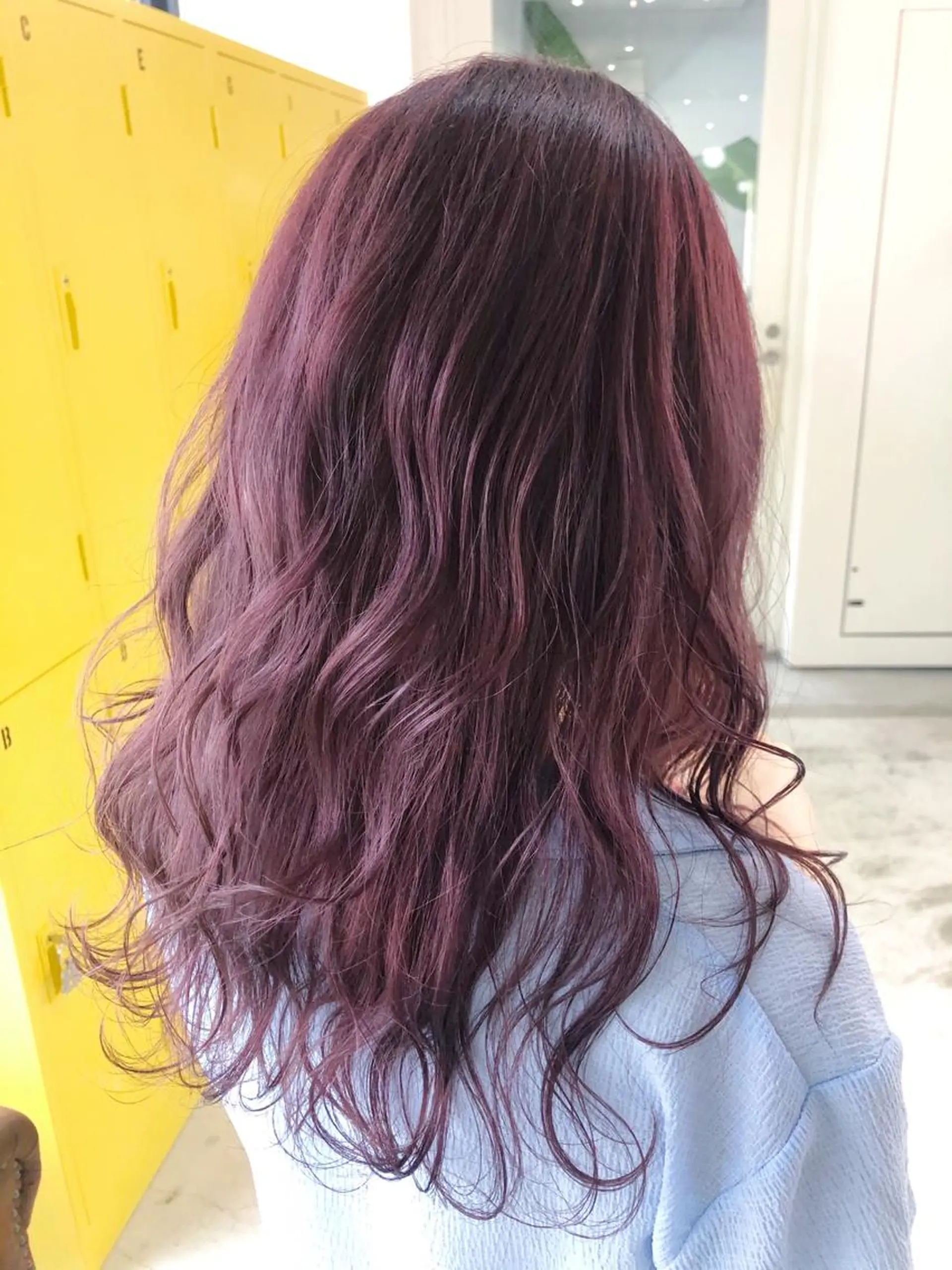 ロング カラー ヘアアレンジ GRAND OMOTESANDOのヘアスタイル