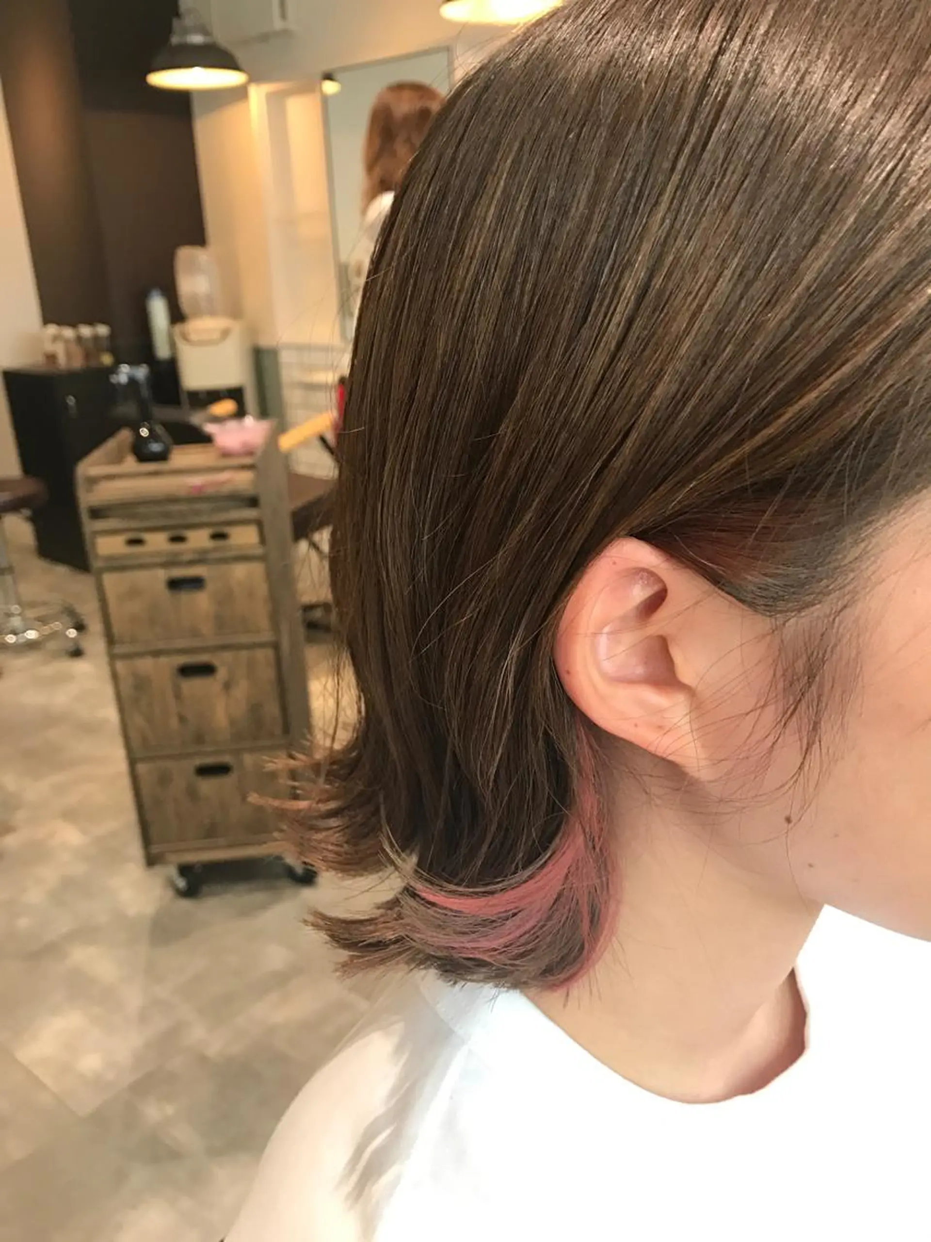 ショート カラー ヤマナカ エリカのヘアスタイル