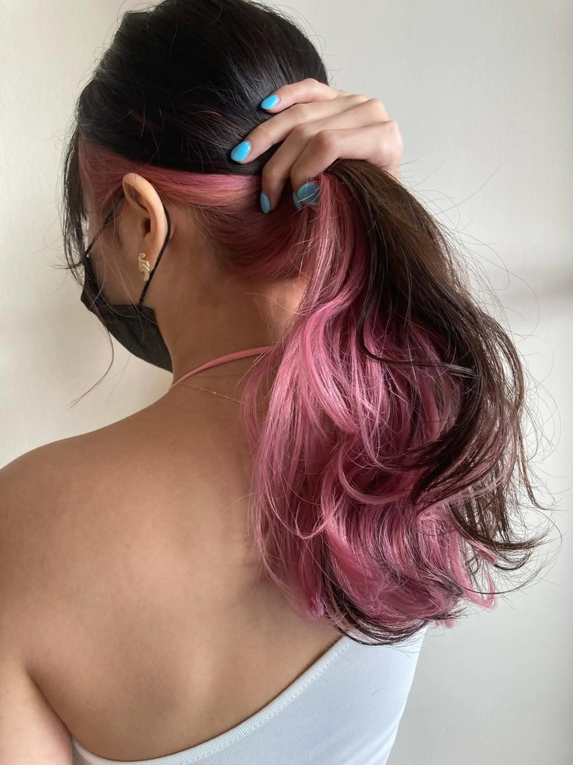 ロング カラー インナーカラー ピンクカラー ainico.所属・髪質改善　艶髪✨ Teppeiのヘアスタイル