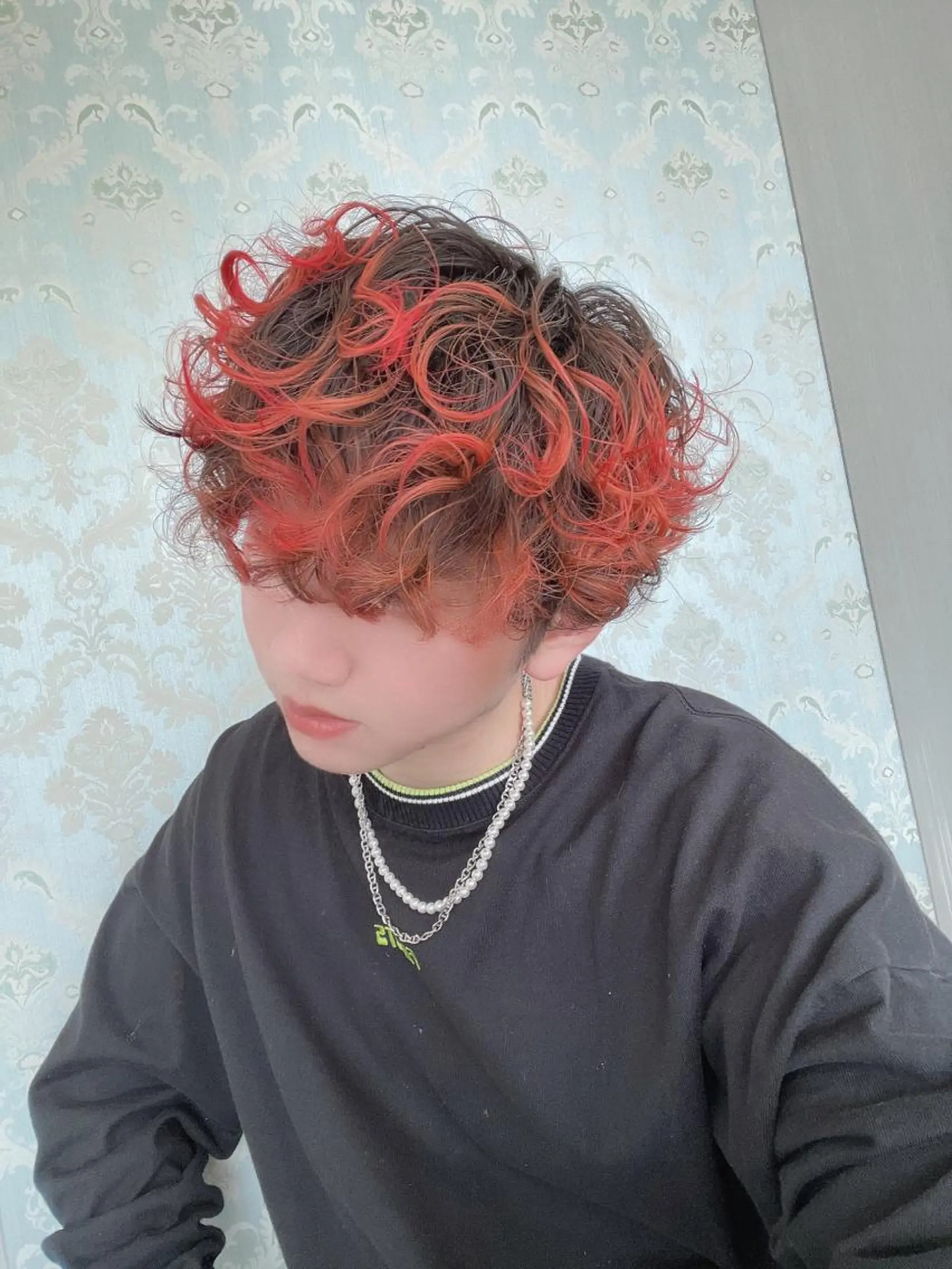 ショート カラー メンズ カット パーマ ご新規様限定クーポン あります　桂口　烈闘のヘアスタイル