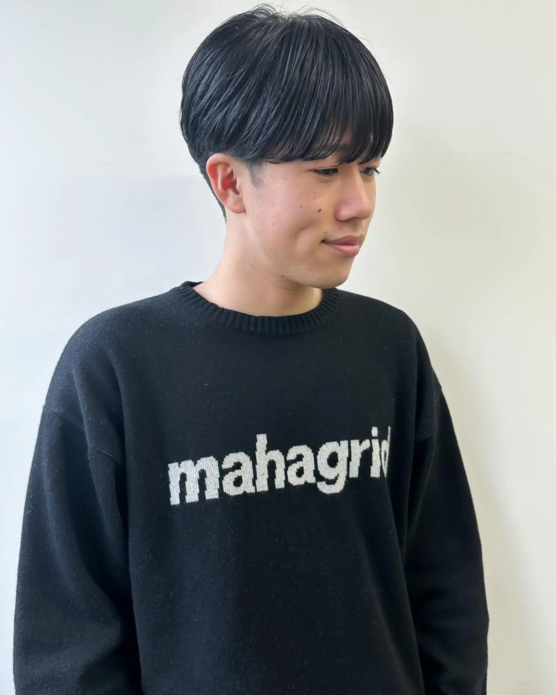 ショート メンズ メンズ韓国風 マッシュ 韓国風ヘア シースルーバング カット 似合わせカット ケアパーマ喜来雅由のヘアスタイル