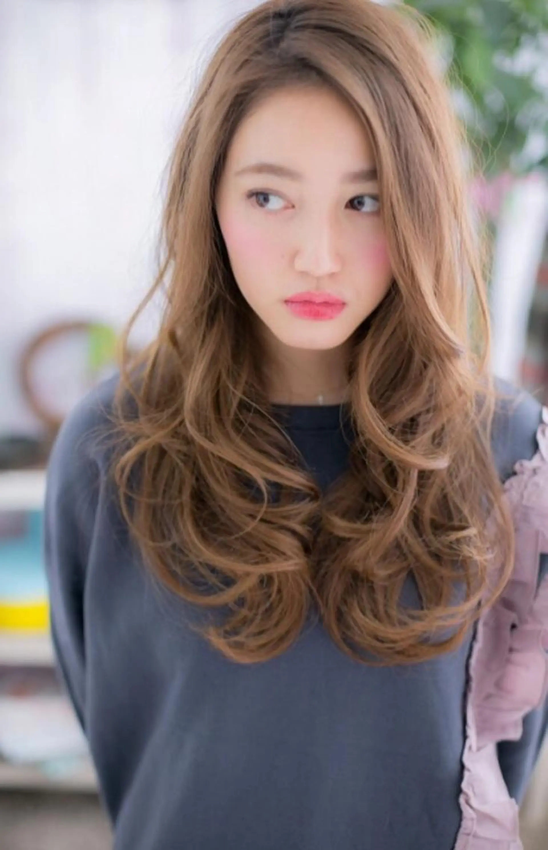 ロング パーマ デジタルパーマ 韓・中華美女ヘア 🇰🇷×🇨🇳のヘアスタイル