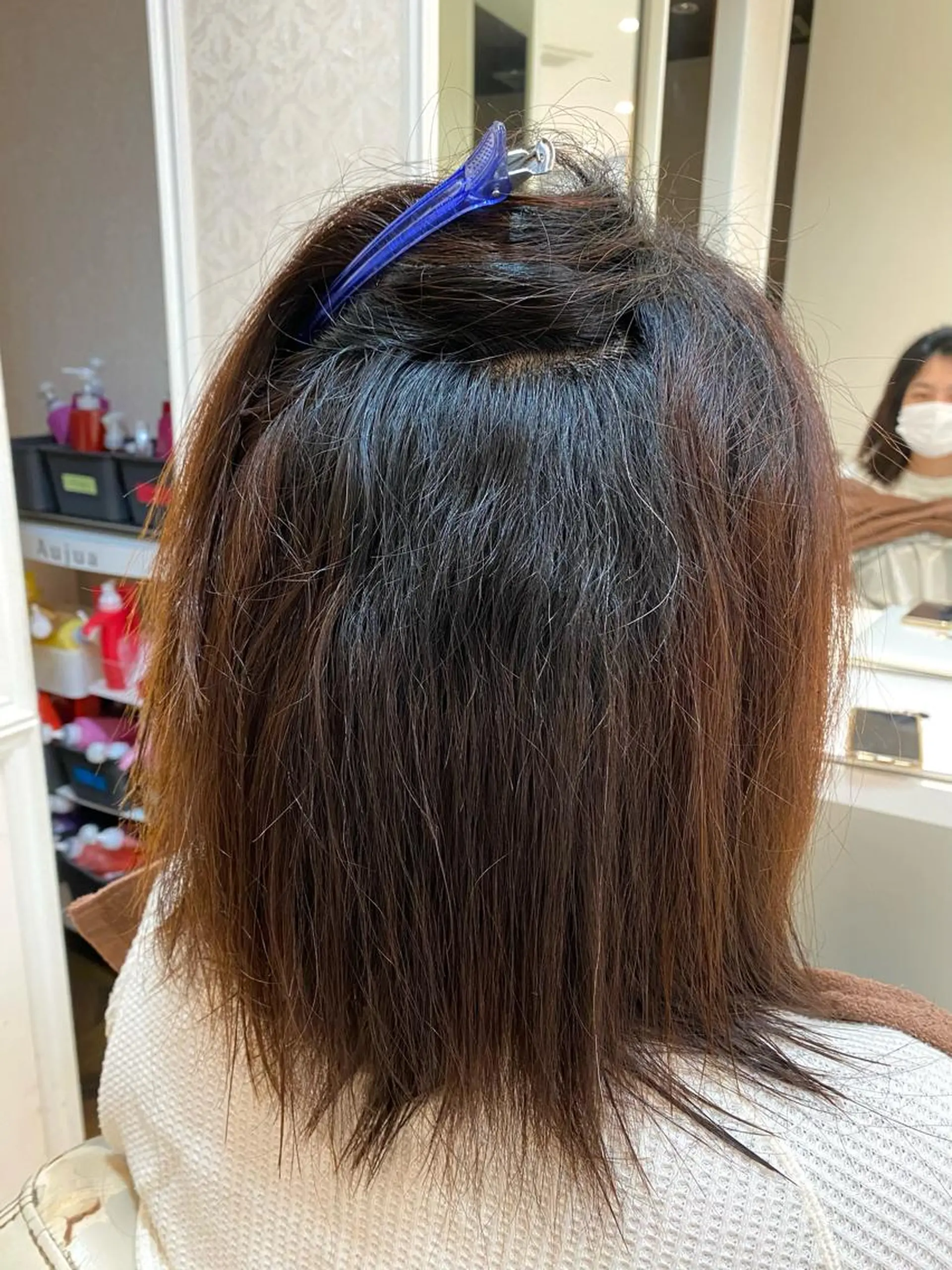ミディアム 縮毛矯正 💎髪質改善/縮毛矯 正特化💎鈴木一寿のヘアスタイル