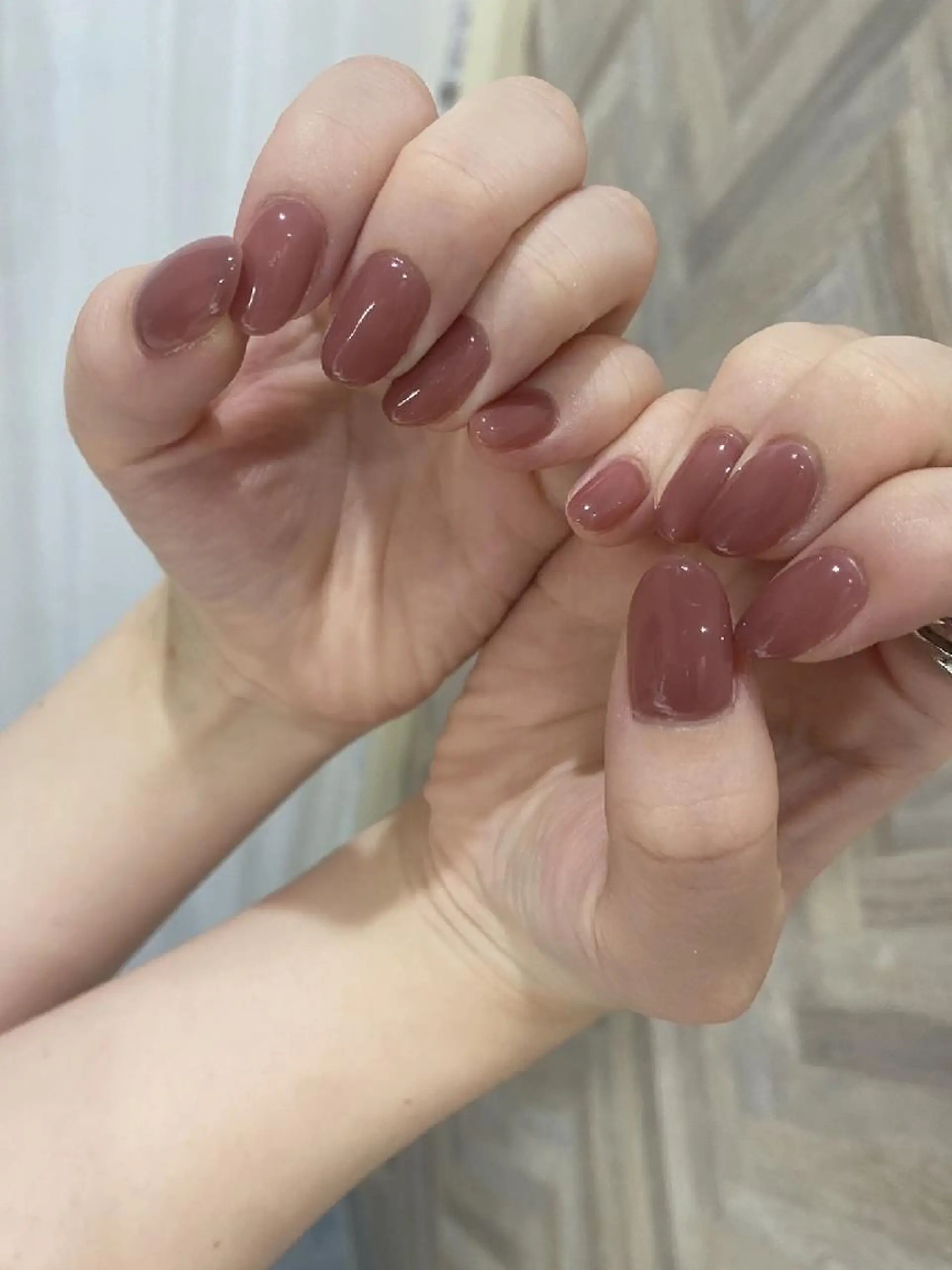 ネイル ジェルネイル ワンカラーネイル パラジェル ハンドネイル Miss:R  中津店 所属・稲岡 麻里亜のネイルデザイン