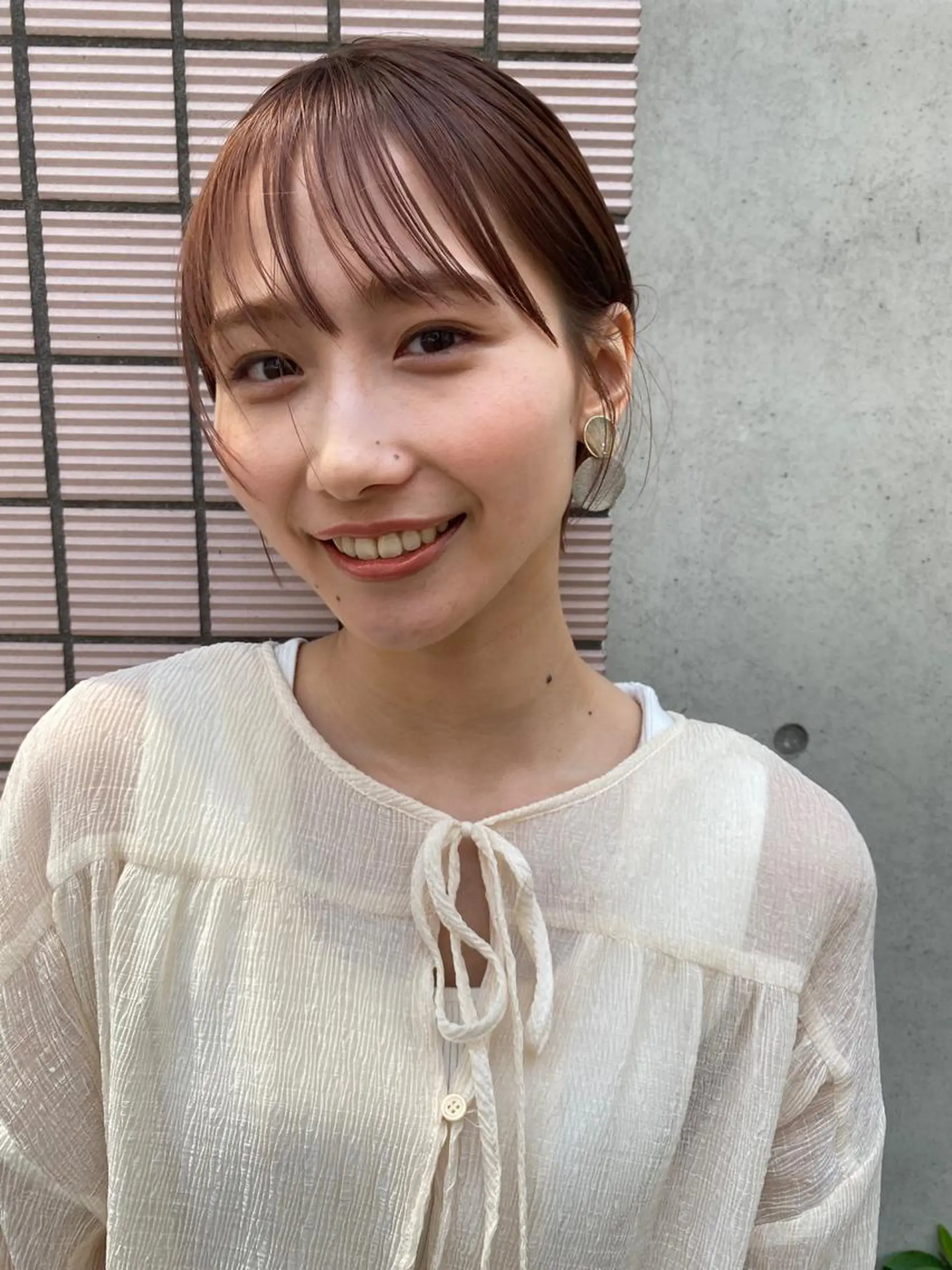 ショート カラー ショートボブ ブリーチ 透明感カラー ダブルカラー イヤリングカラー カット パーマ トリートメント 大阪心斎橋alu メンズヘア野田和宏のヘアスタイル