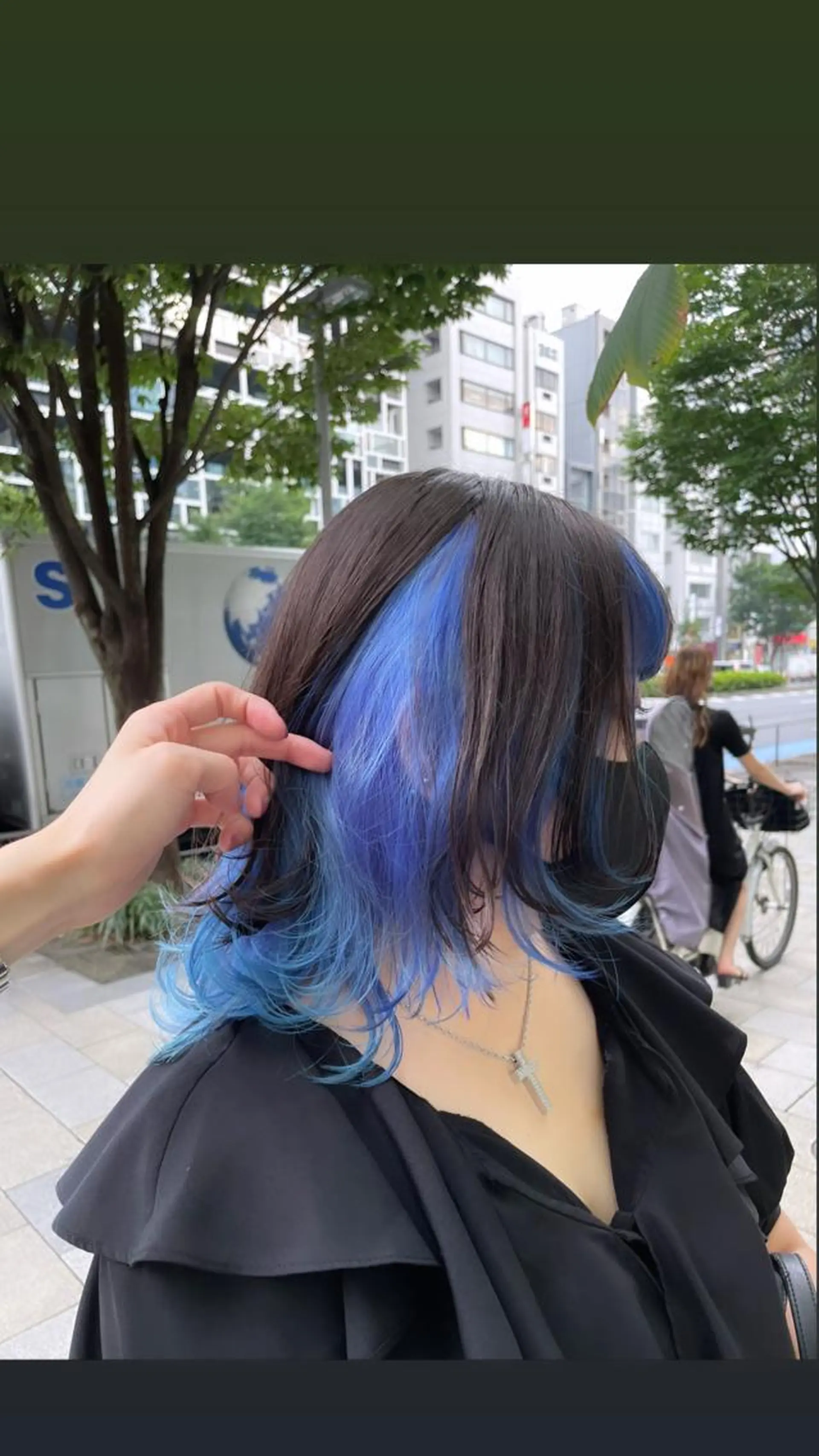 ミディアム カラー インナーカラー ウルフカット カット ヘアカラー 🕊️ウルフ/レイヤ ー🕊️メンズ/湧大のヘアスタイル