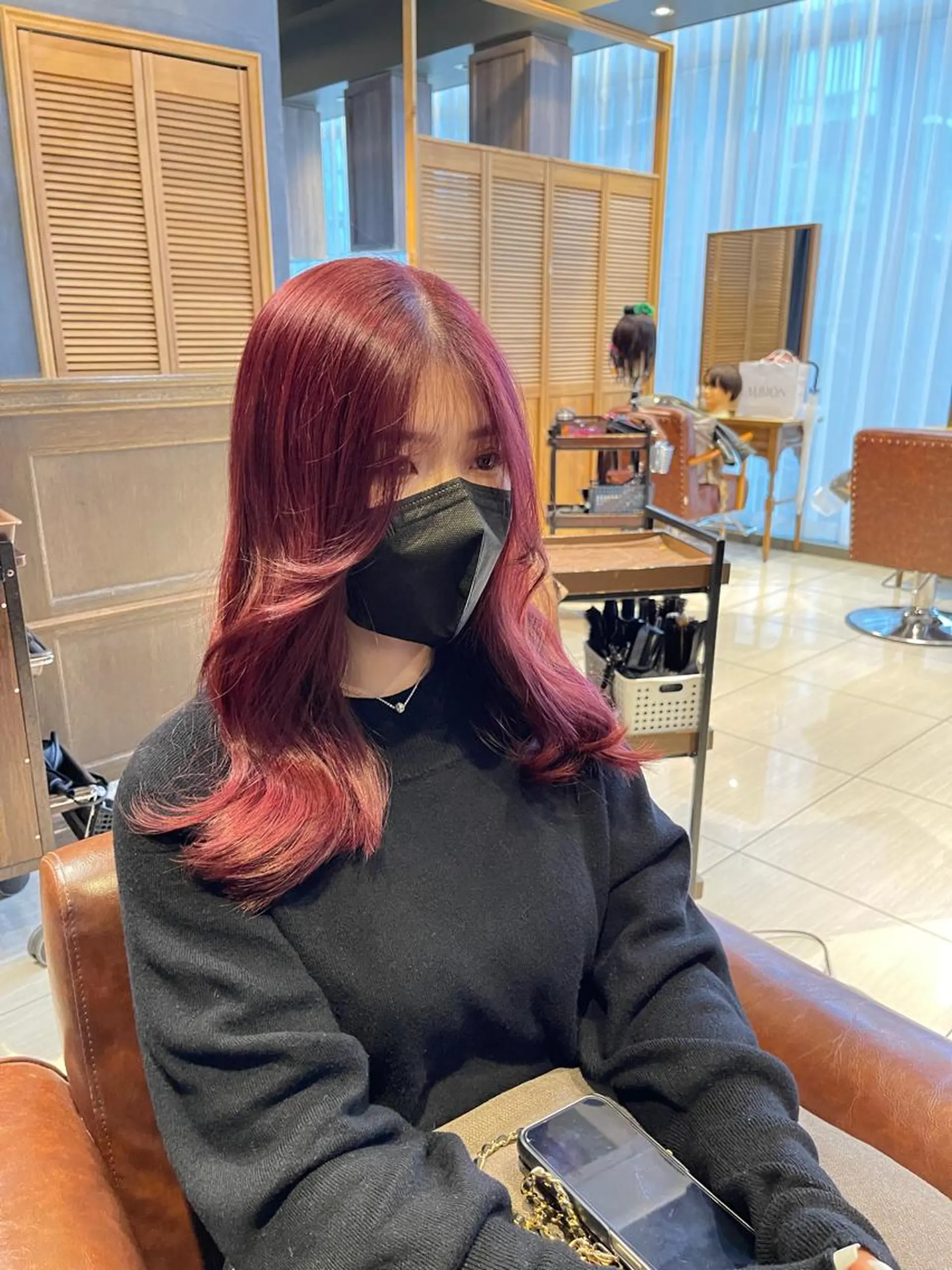 ロング カット ヘアカラー トリートメント 艶カラー/艶髪矯正 LOANA鈴木のヘアスタイル