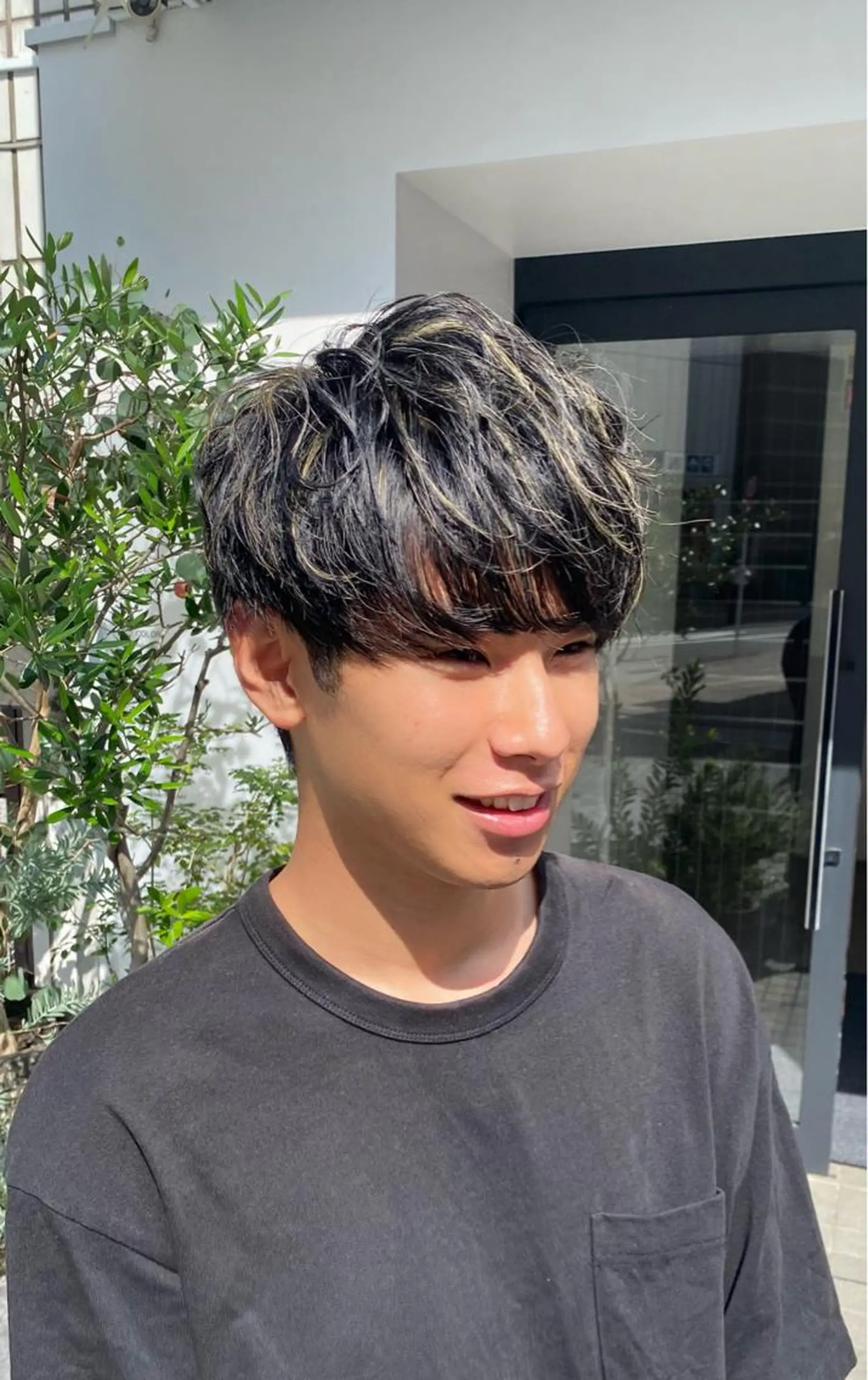 カラー メンズ メンズパーマ ヘアカラー お洒落カジュアル🍃 まなとのヘアスタイル