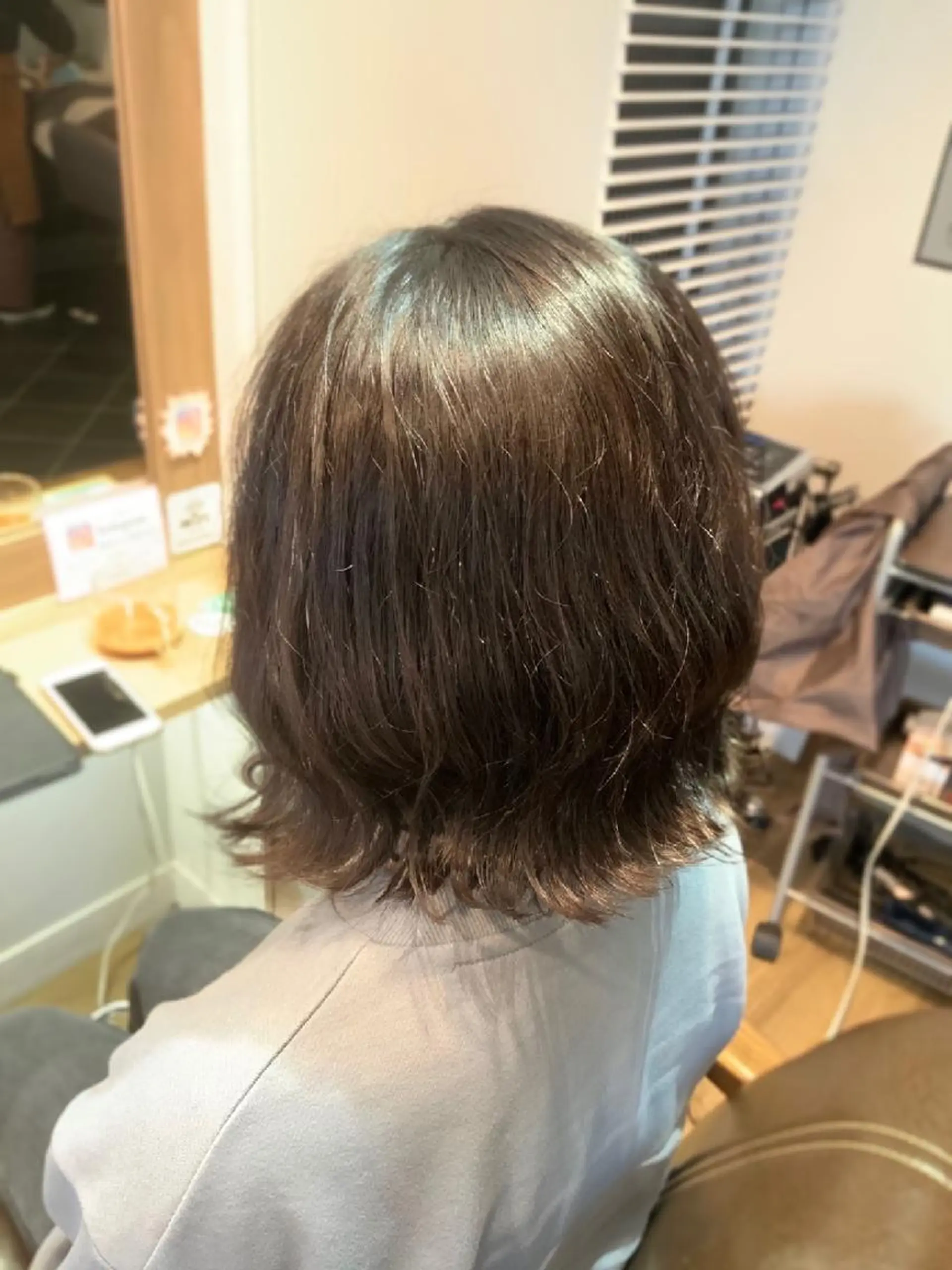 カラー ボブ 堀 望美のヘアスタイル