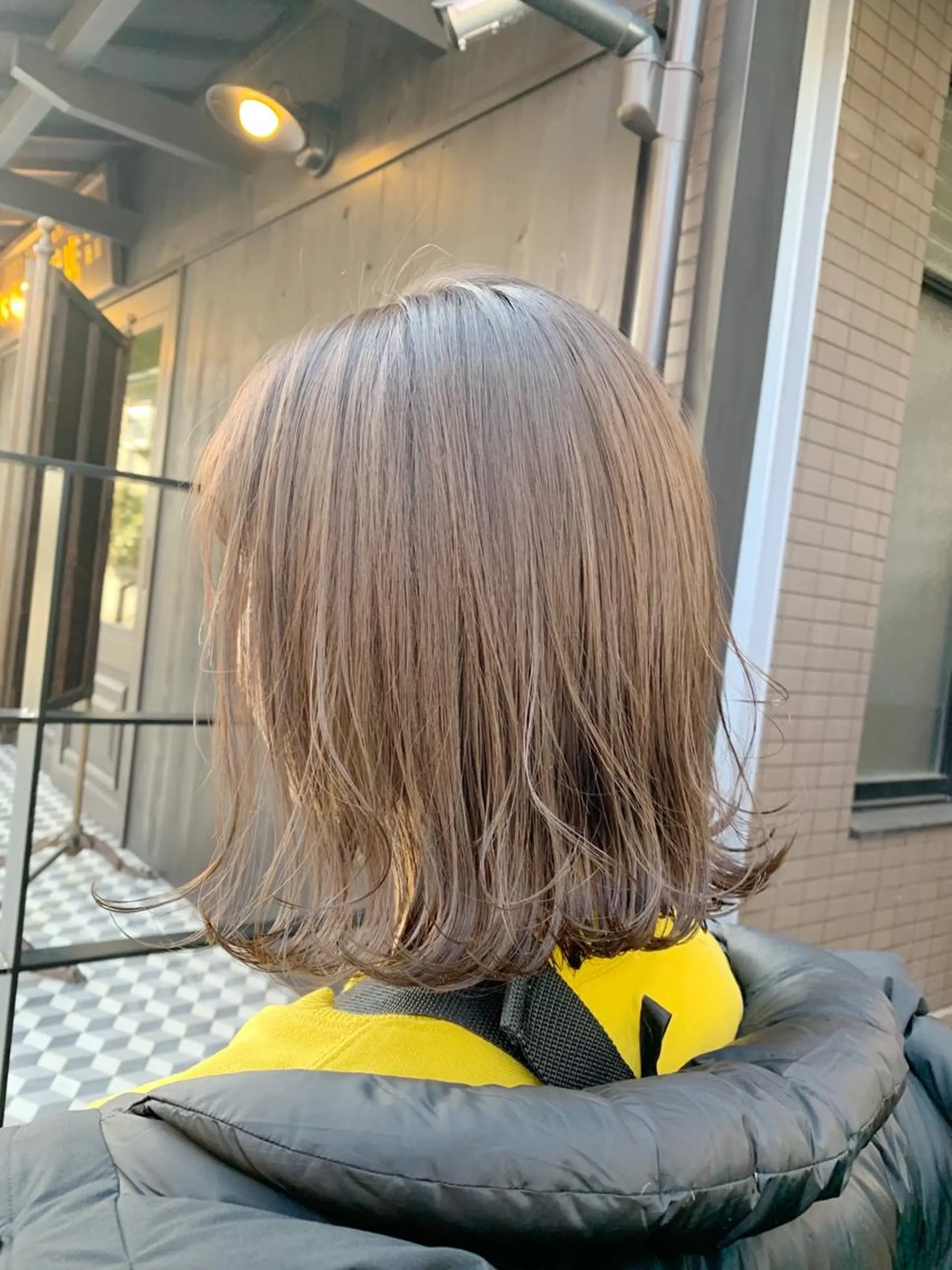ショート カラー グレージュ ミルクティーグレージュ ボブ DUMBO所属・【完全マンツー 恵比寿】佐藤 翔のヘアスタイル