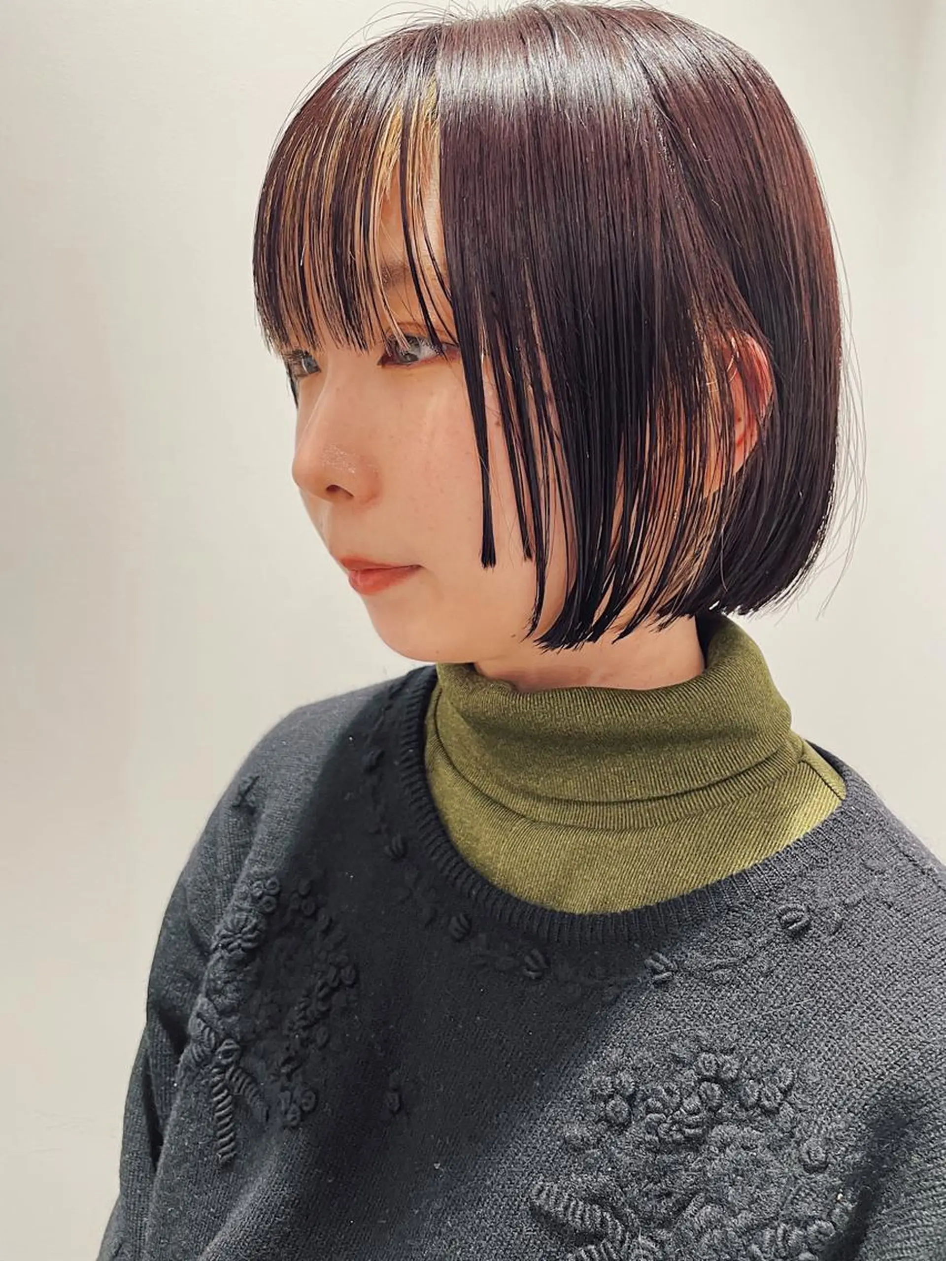 ショート カラー カット ヘアカラー トリートメント センスをお届けします 大谷将生INFPのヘアスタイル