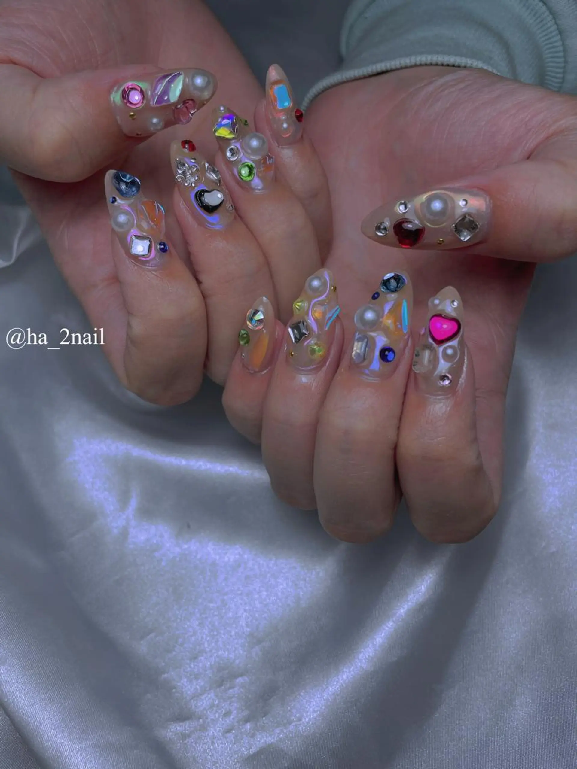 ネイル NAIL and EYELASH ALPHA.所属・ALPHA. 姫繇のネイルデザイン
