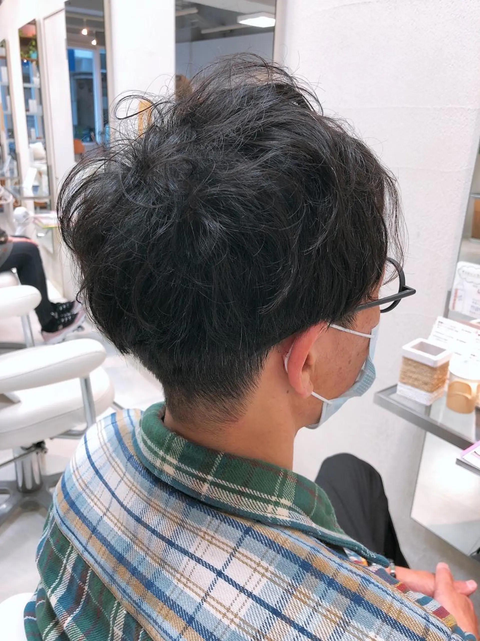 メンズ メンズパーマ カット パーマ 阿部 美咲のヘアスタイル